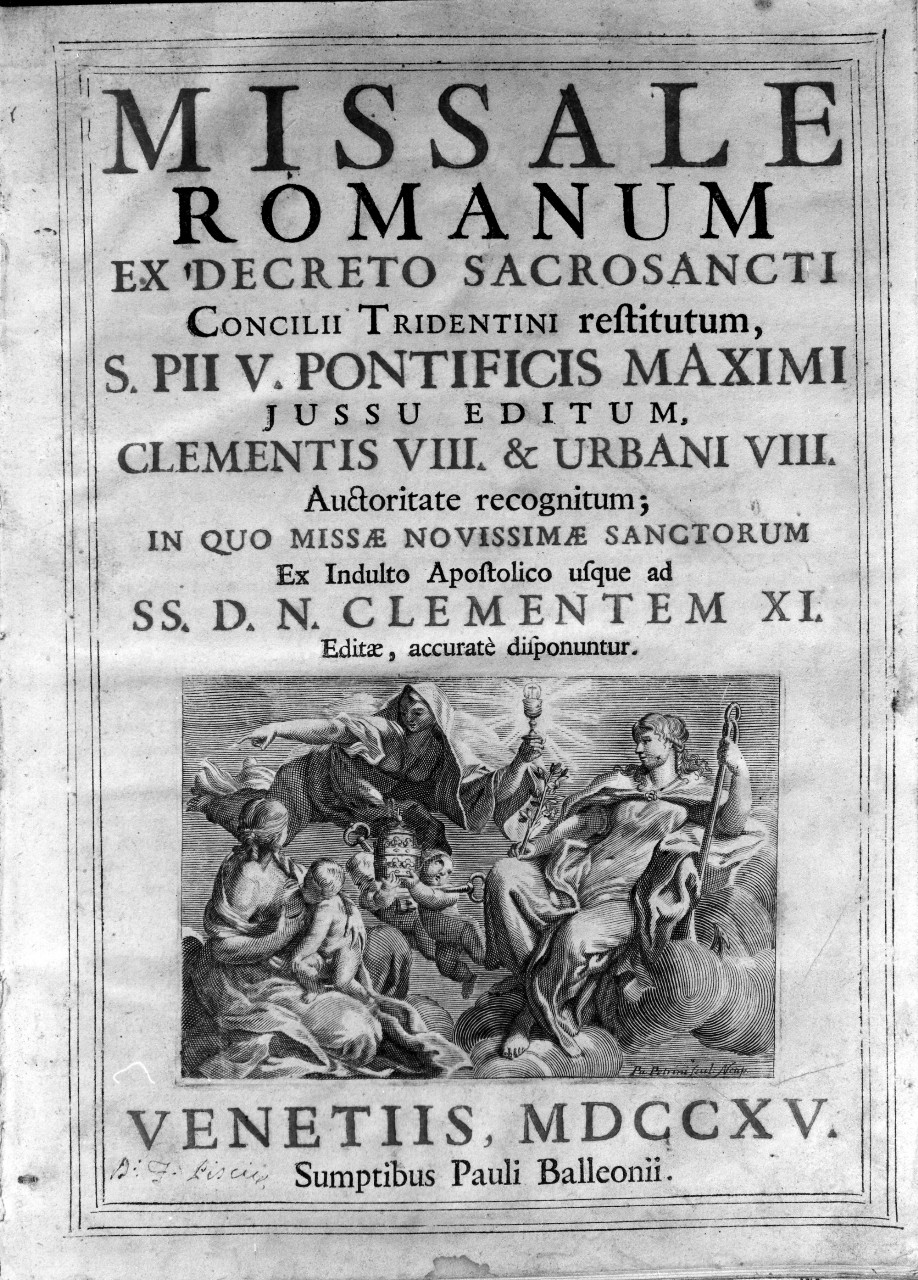 tre Virtù Teologali (stampa) di Petrini Paolo (sec. XVIII)