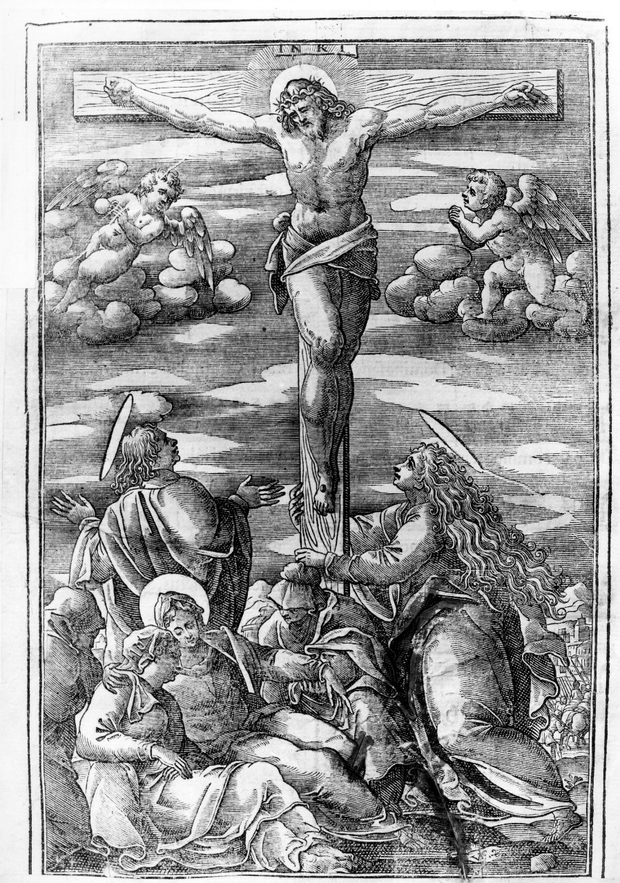Cristo crocifisso (stampa) - ambito fiorentino (sec. XVII)