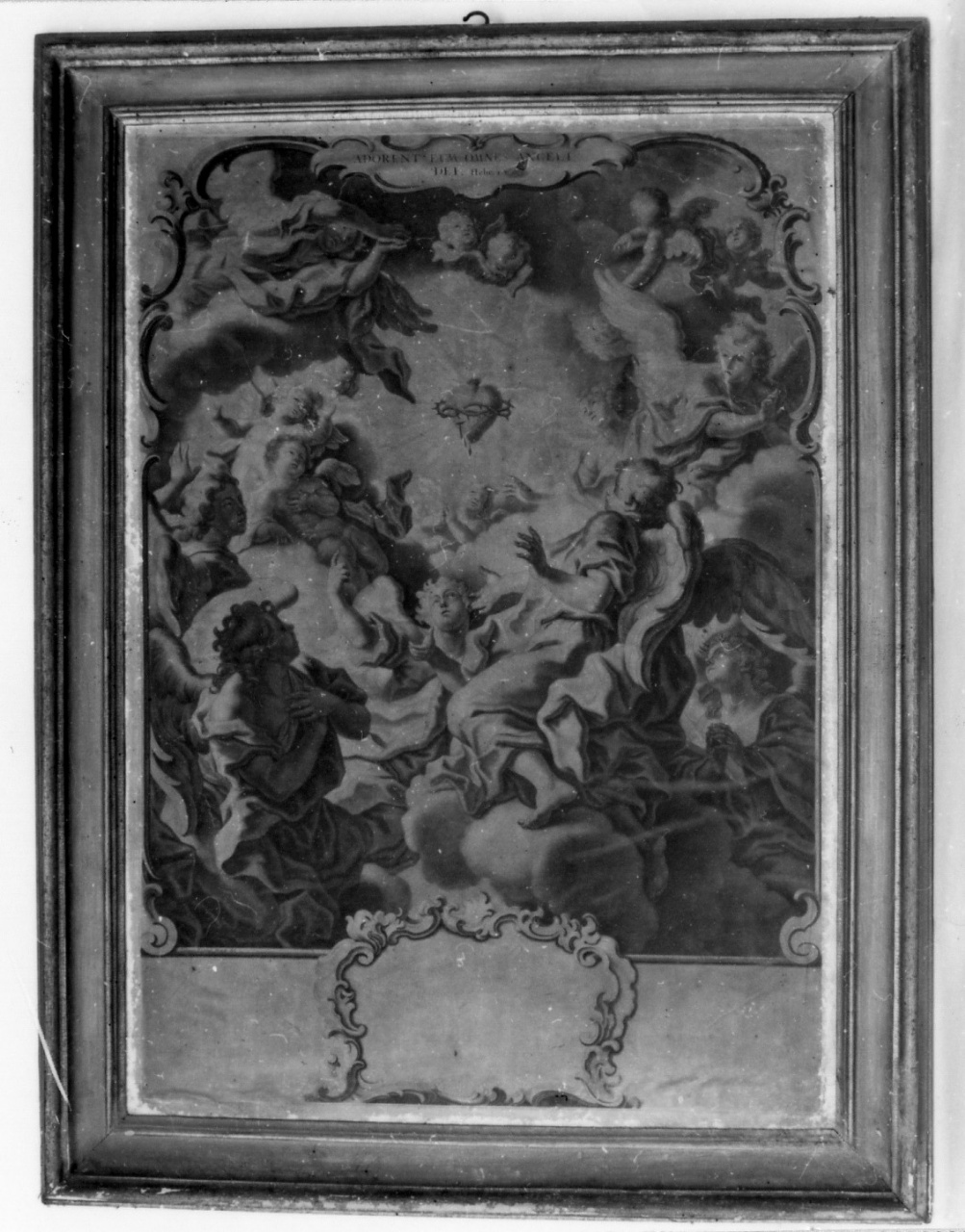 gloria del Sacro Cuore di Gesù (stampa) - ambito veneto (sec. XVIII)