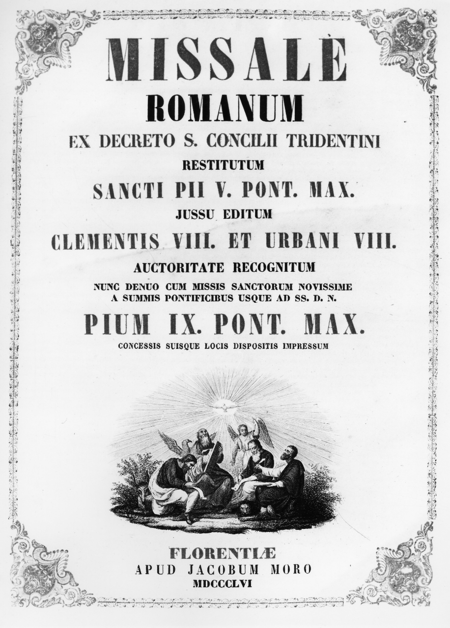 quattro evangelisti (stampa) - ambito fiorentino (sec. XIX)