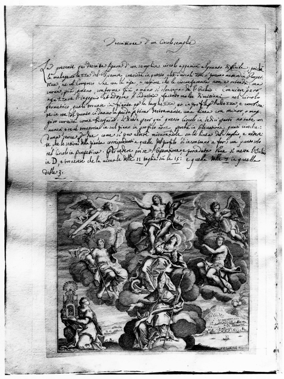 gloria di San Gennaro (stampa) di De Grado Francesco, De Matteis Paolo (primo quarto sec. XVIII)