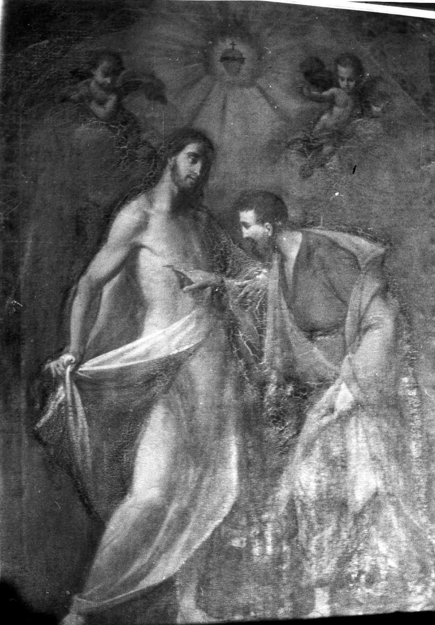incredulità di San Tommaso (dipinto) di Ansaldi Innocenzo (sec. XIX)