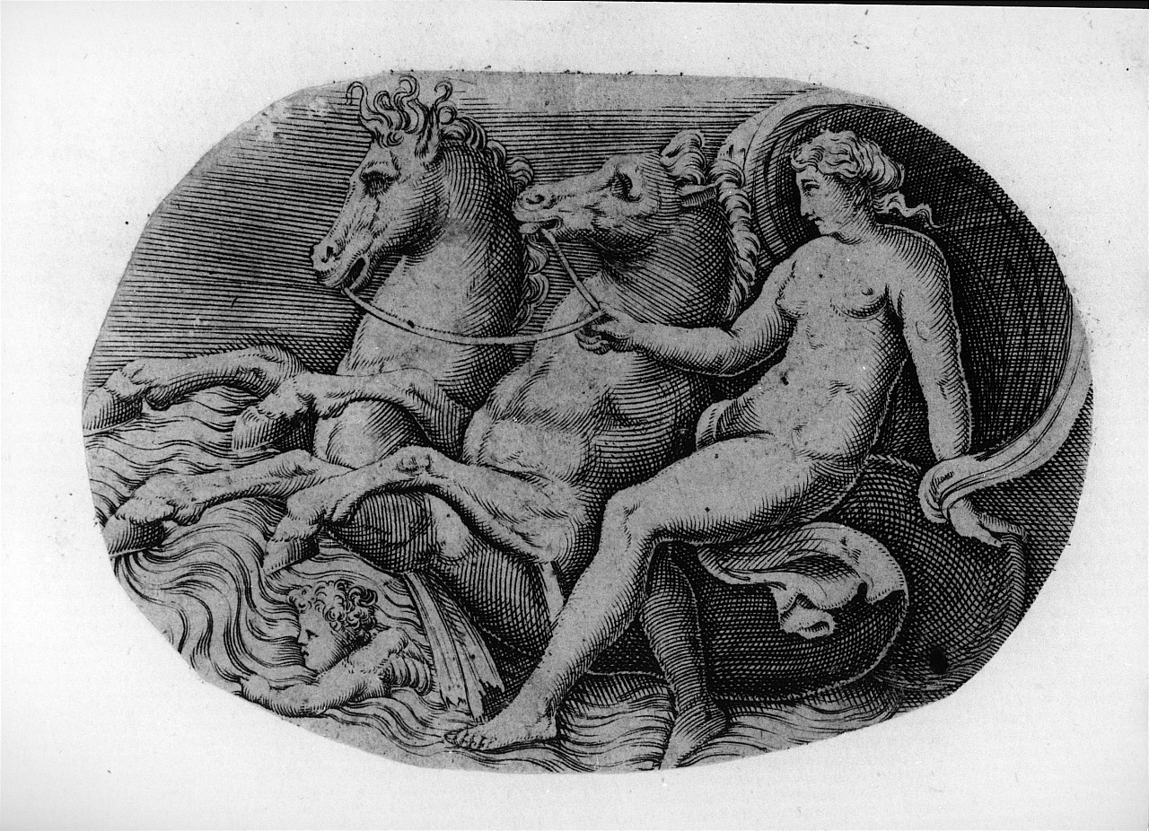 Galatea (stampa smarginata) di Vico Enea (seconda metà sec. XVI)