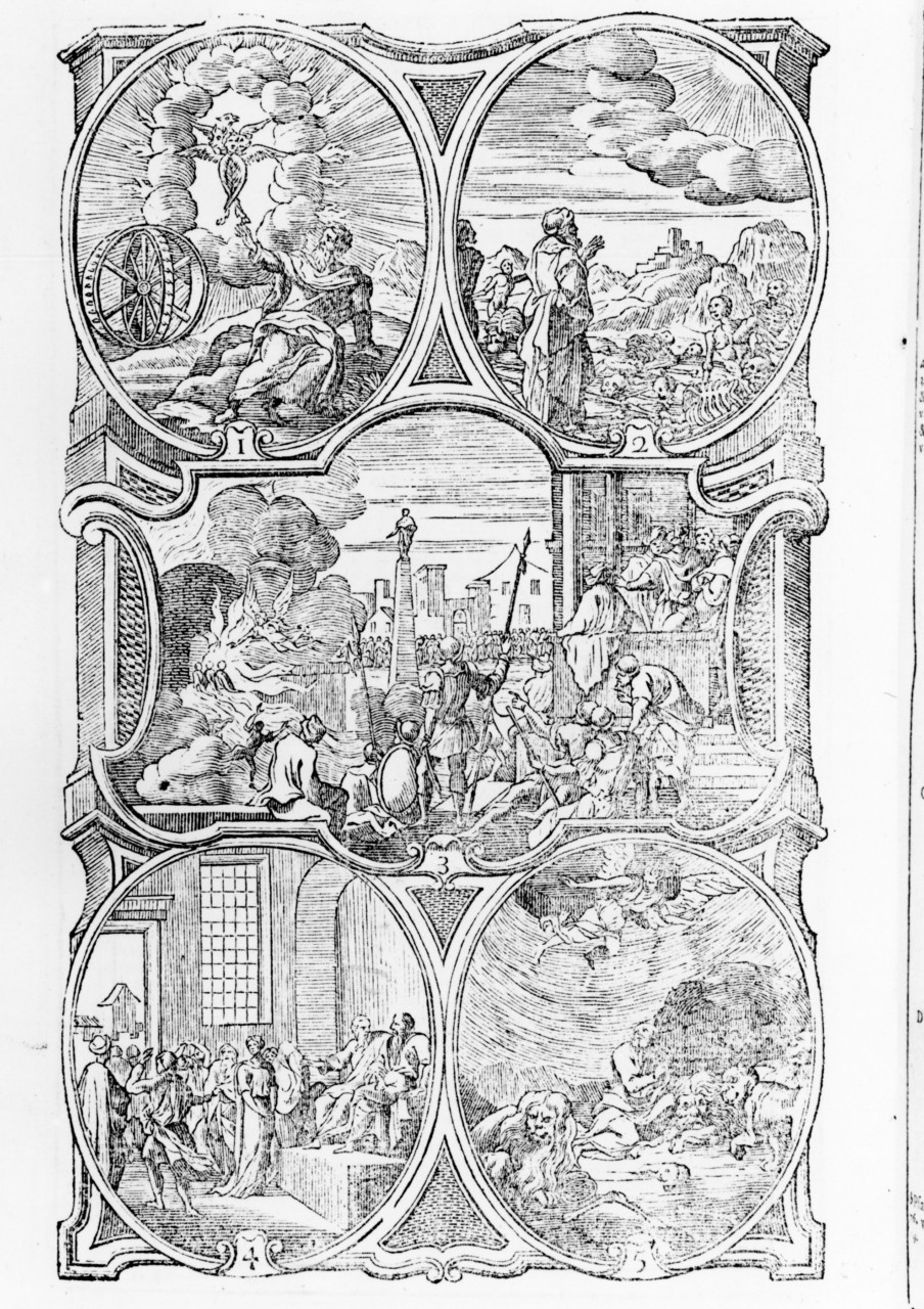 storie della vita di Daniele (stampa) - ambito veneziano (sec. XVIII)