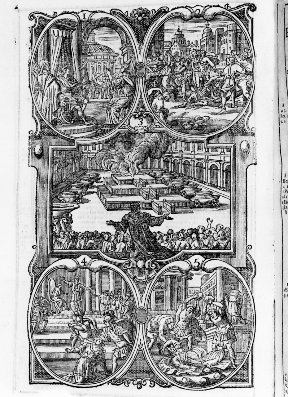 episodi dell'Antico Testamento (stampa) - ambito veneziano (sec. XVIII)