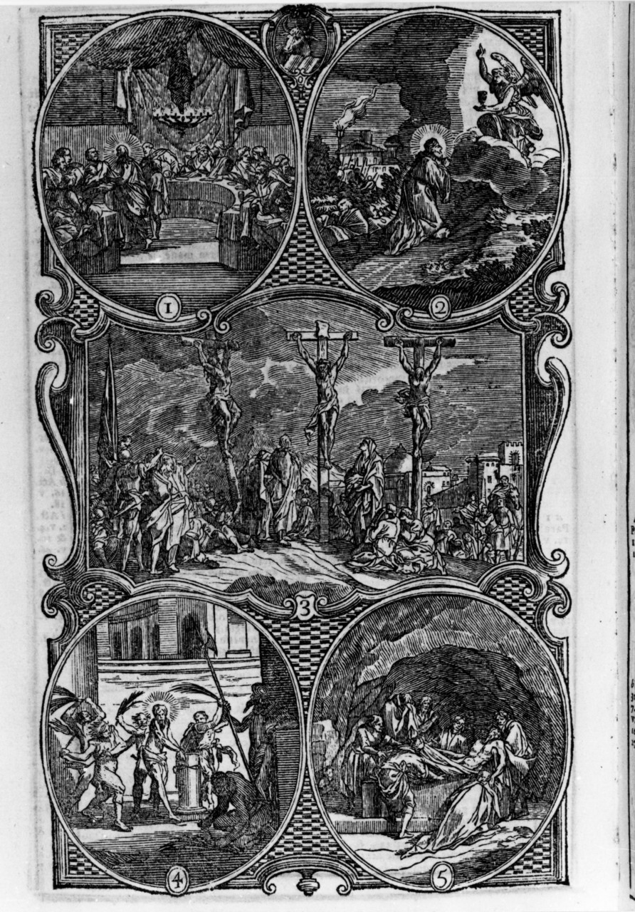 episodi tratti dal Vangelo di Luca (stampa) - ambito veneziano (sec. XVIII)