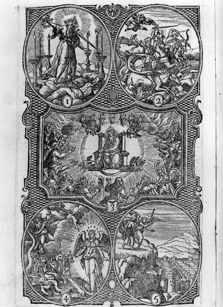 episodi dell'Apocalisse (stampa) - ambito veneziano (sec. XVIII)