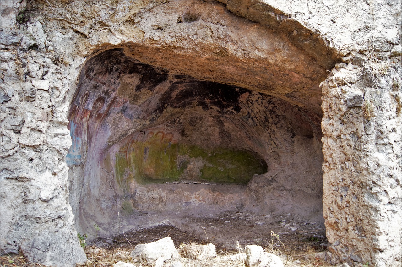 santi (dipinto - dipinto murale, ciclo) - ambito campano (seconda metà sec. X)