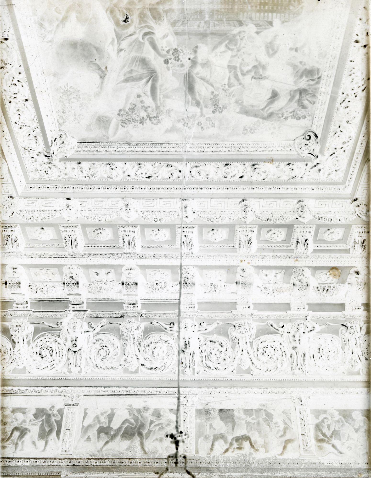 Torino - Castello del Valentino (negativo) di Regia Soprintendenza all'Arte Medievale e Moderna e della Regia Galleria Sabauda di Torino (attr) (secondo quarto XX)