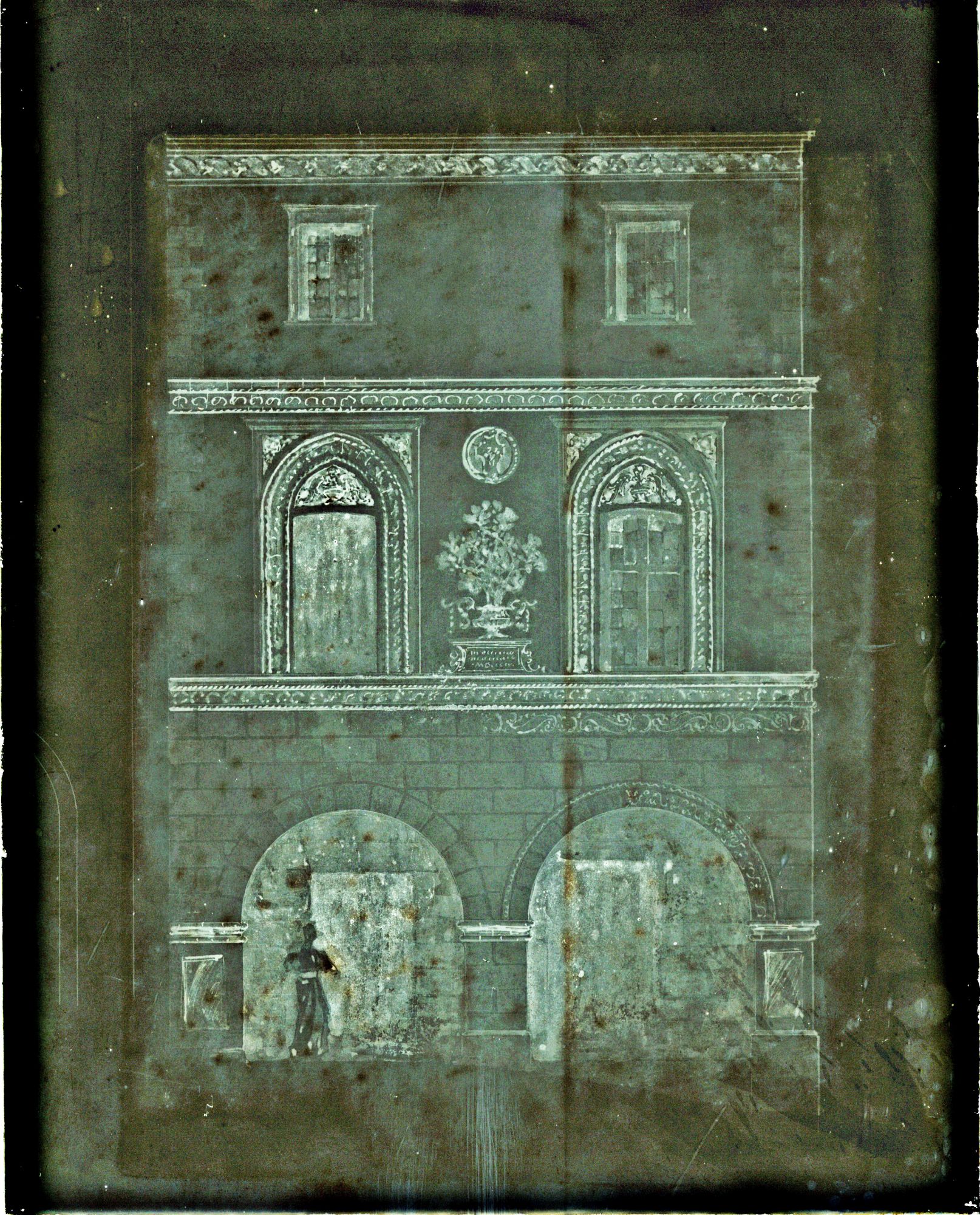 Biella - Casa Fogliano (negativo) di Soprintendenza ai Monumenti del Piemonte e della Liguria (attr) (inizio XX)