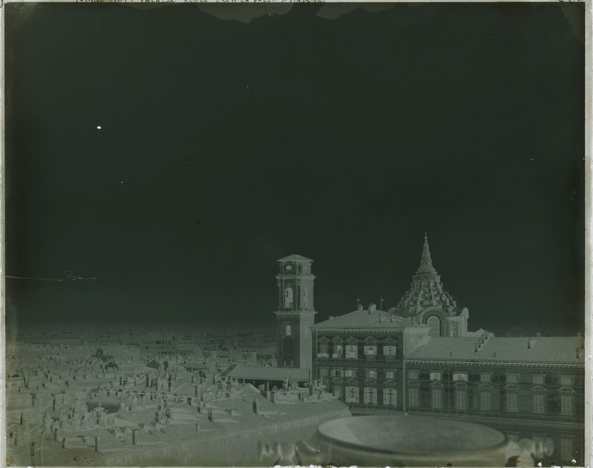 Torino - Palazzo Reale - Cappella della S. Sindone - Duomo (negativo) di Bertea, Cesare (inizio XX)