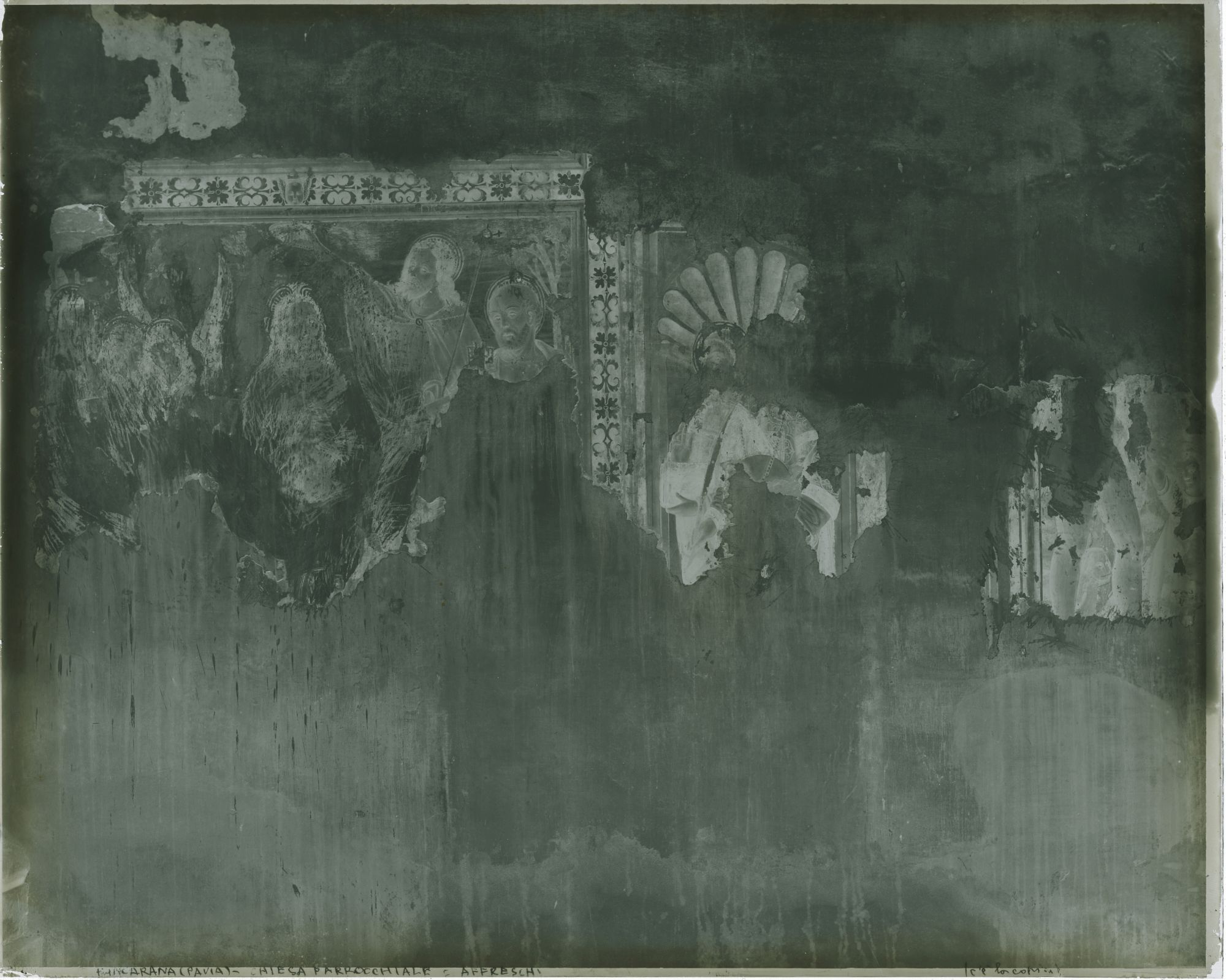 Pancarana - Chiesa dei Santi Pietro e Paolo (negativo) di Germano, Ottavio (attr) (fine XIX)