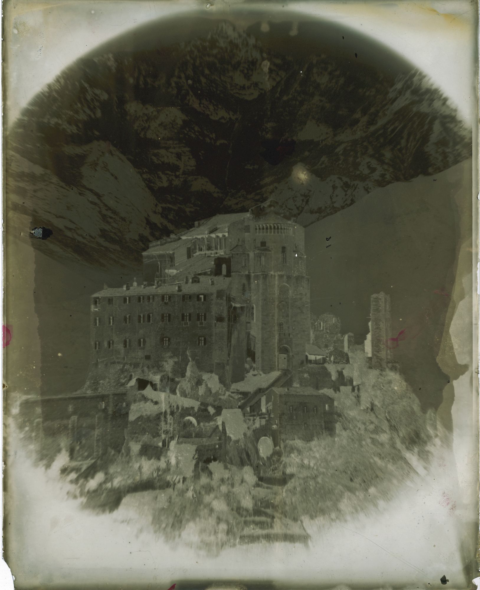 Sant'Ambrogio di Torino - Sacra di San Michele (negativo) di Germano, Ottavio (attr) (fine XIX)