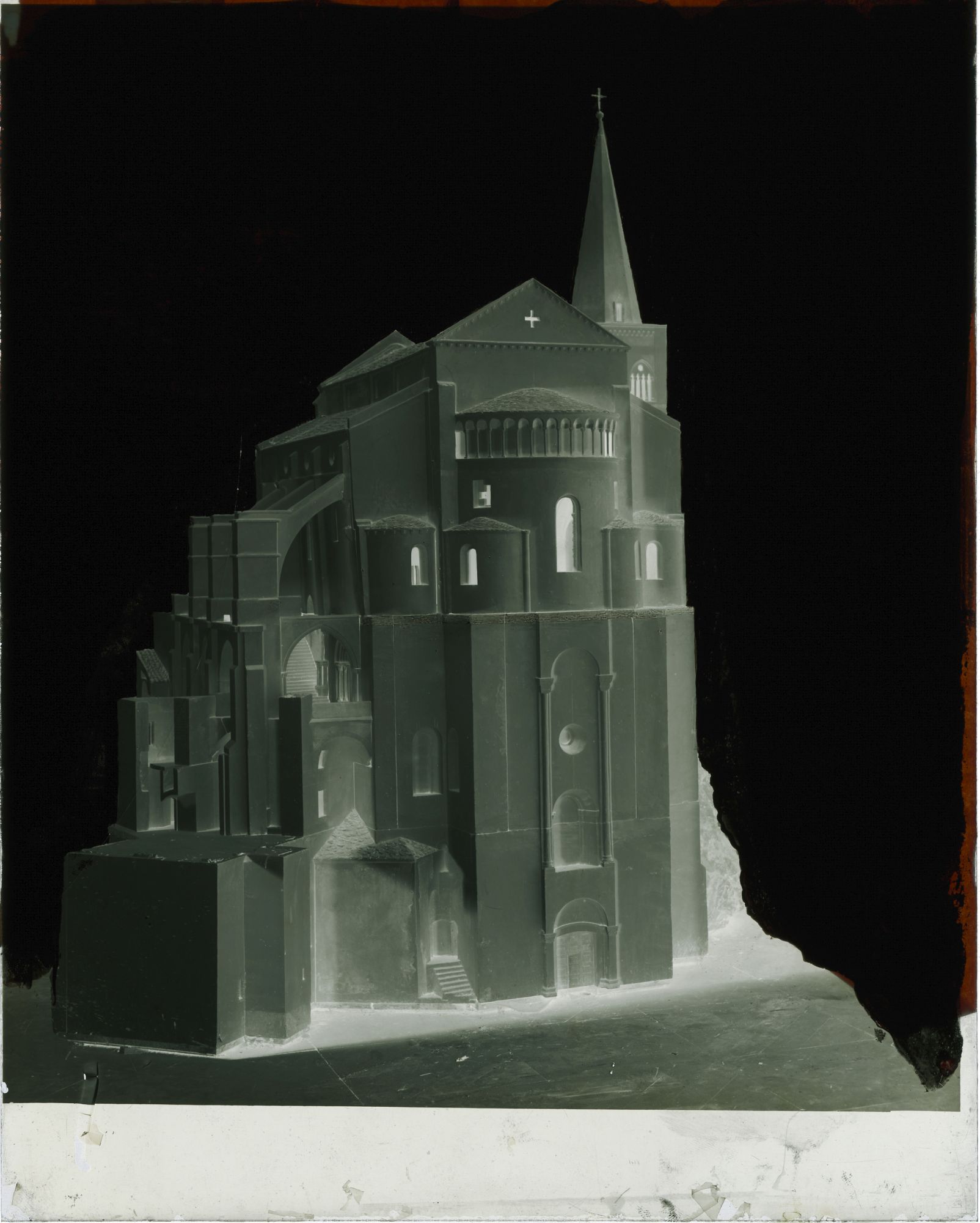 Piemonte - Architetture - Elementi architettonici - Modelli - Chiese (negativo) di Ufficio Regionale per la Conservazione dei Monumenti del Piemonte e della Liguria (attr) (inizio XX)