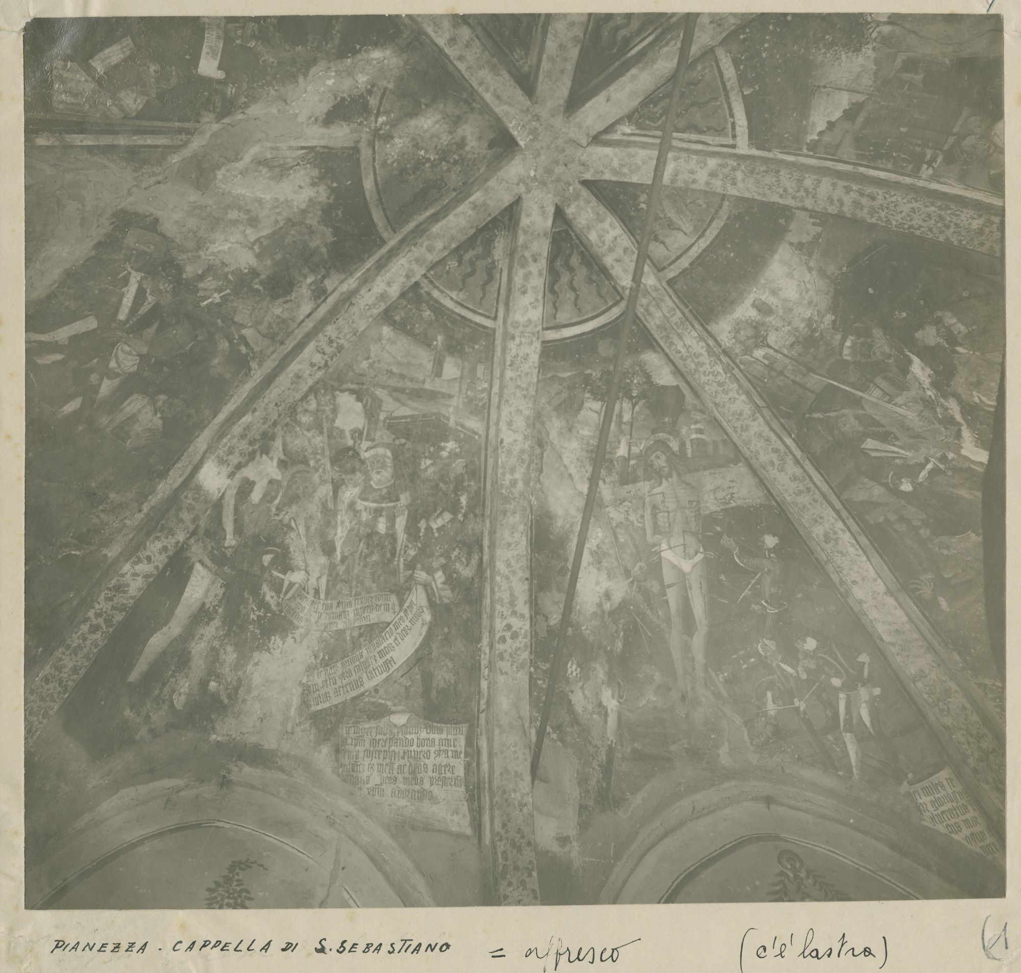 Pianezza - Cappella di San Sebastiano (positivo) di Ufficio Regionale per la Conservazione dei Monumenti del Piemonte e della Liguria (attr) (fine/ inizio XIX/ XX)