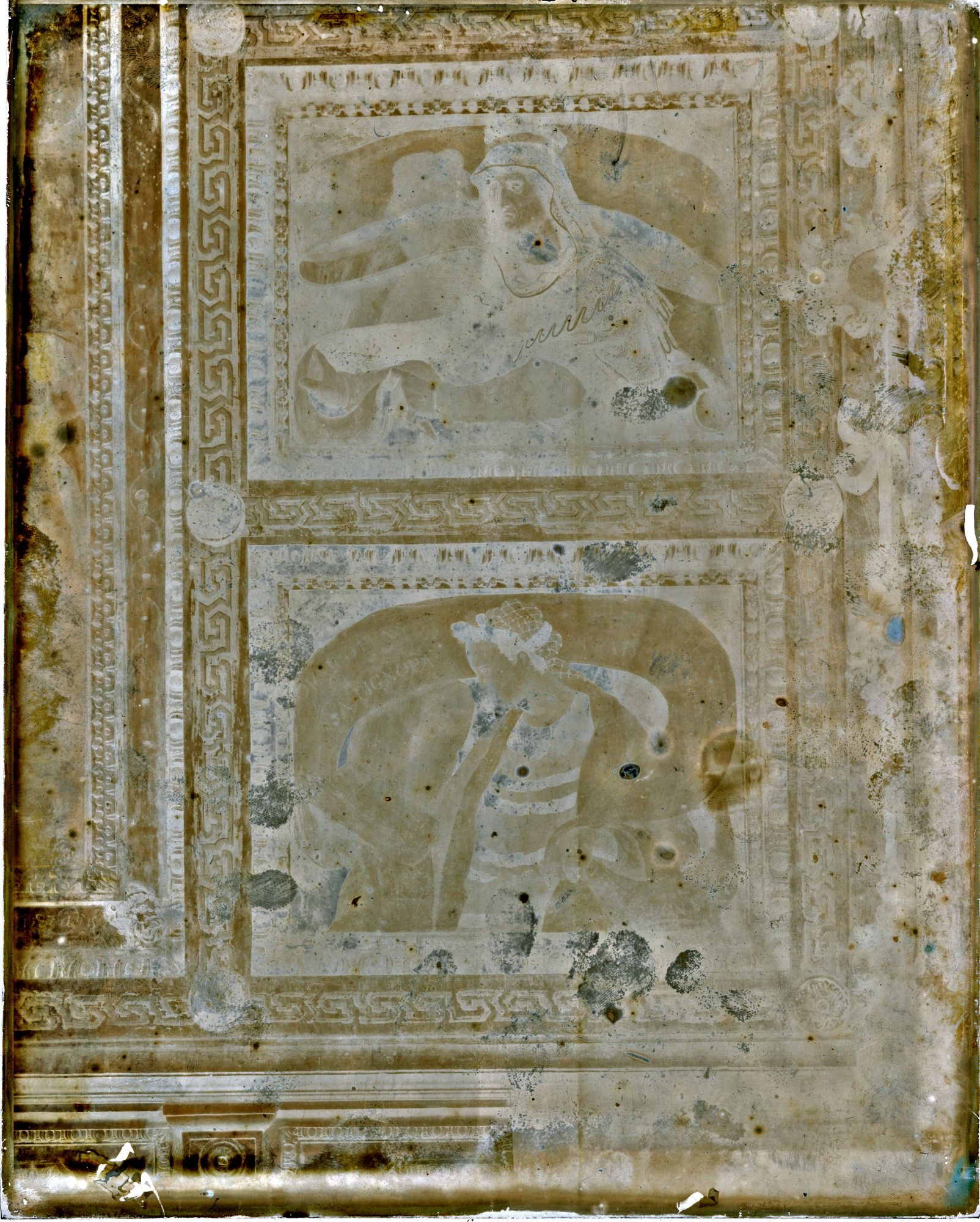 Piemonte - Chiese - Opere d'arte - Affreschi - Sperindio Cagnola (negativo) di Ufficio Regionale per la Conservazione dei Monumenti del Piemonte e della Liguria (attr) (inizio XX)