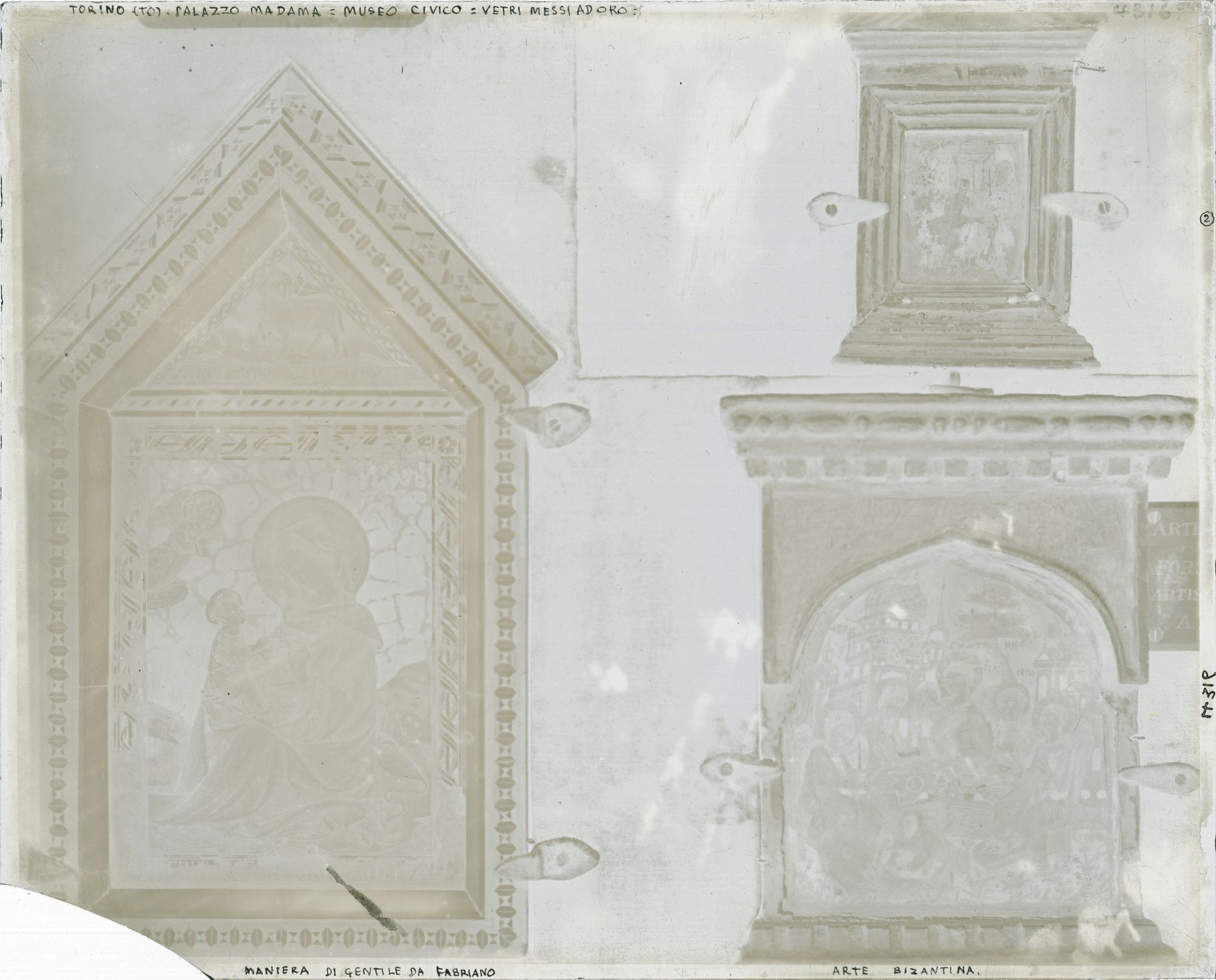 Torino - Palazzo Madama - Museo Civico d'Arte Antica (negativo) di Ufficio Regionale per la Conservazione dei Monumenti del Piemonte e della Liguria (attr) (fine XIX)