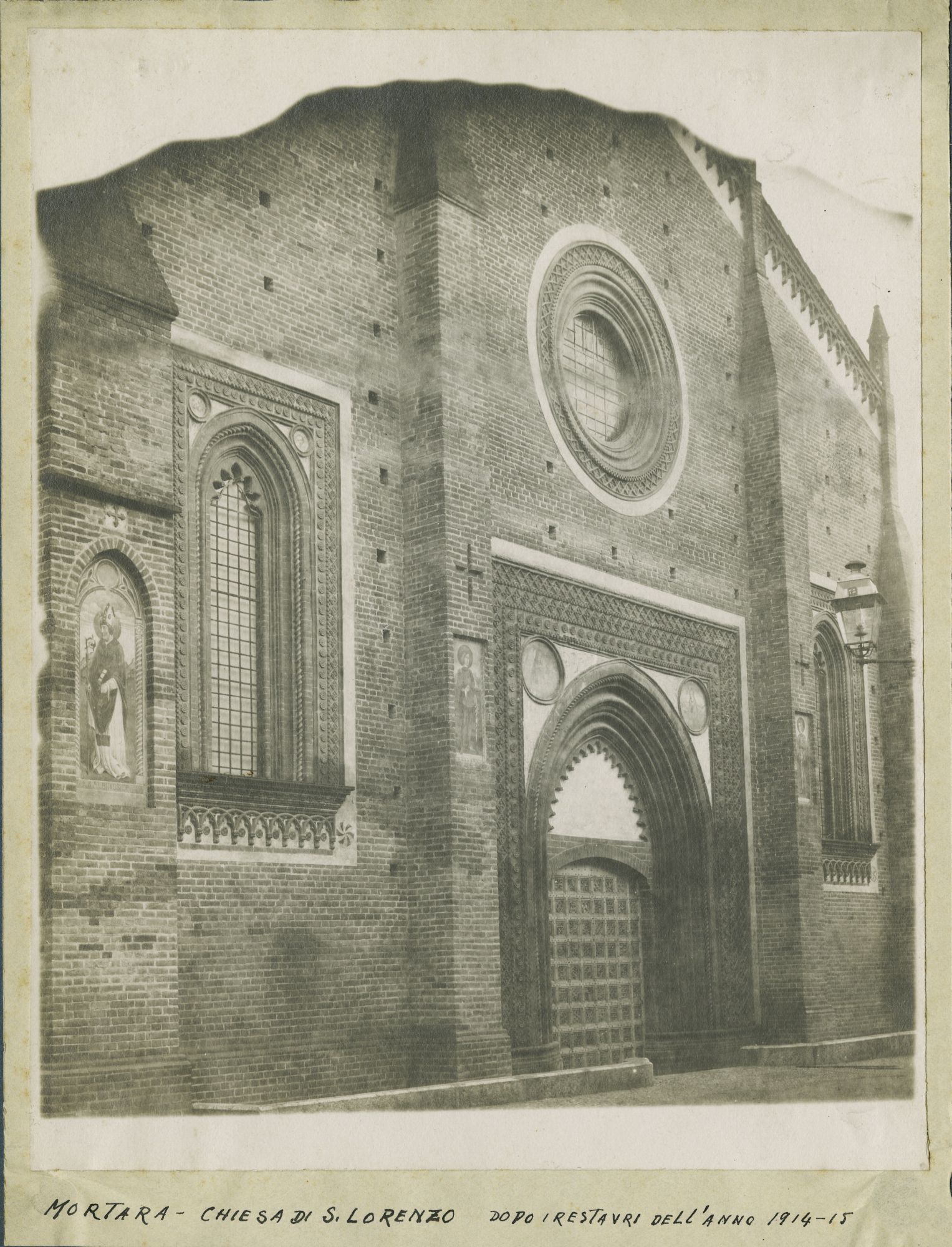 Mortara - Chiesa di San Lorenzo (positivo) di Soprintendenza ai Monumenti del Piemonte e della Liguria (attr) (primo quarto XX)