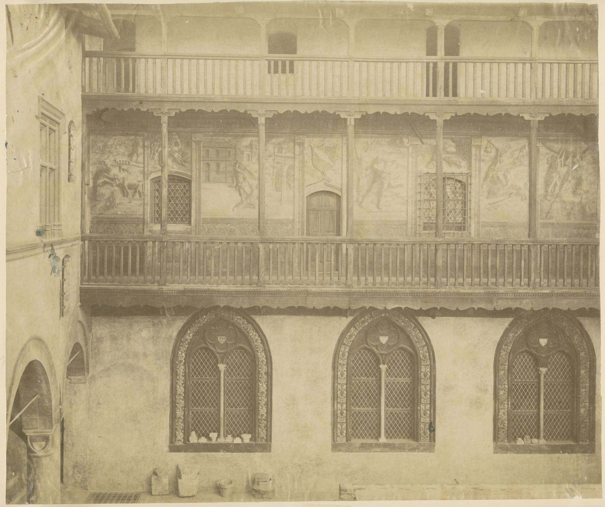 Saluzzo - Casa Cavassa (positivo) di Ecclesia, Vittorio (attr) (fine XIX)
