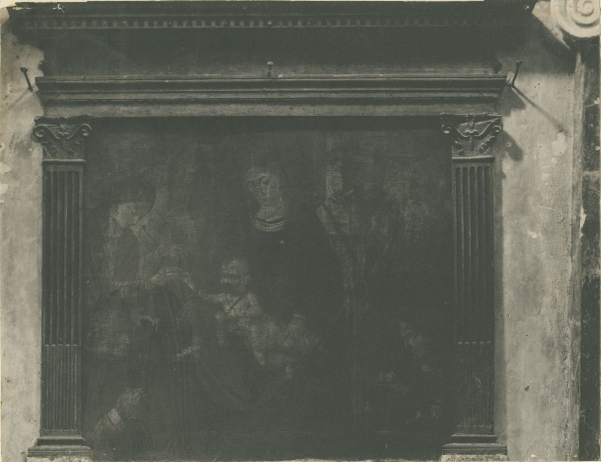 Piemonte - Architetture - Chiese - Elementi decorativi - Opere d'arte - Dipinti - Macrino d'Alba (positivo) di Ufficio Regionale per la Conservazione dei Monumenti del Piemonte e della Liguria (attr) (inizio XX)