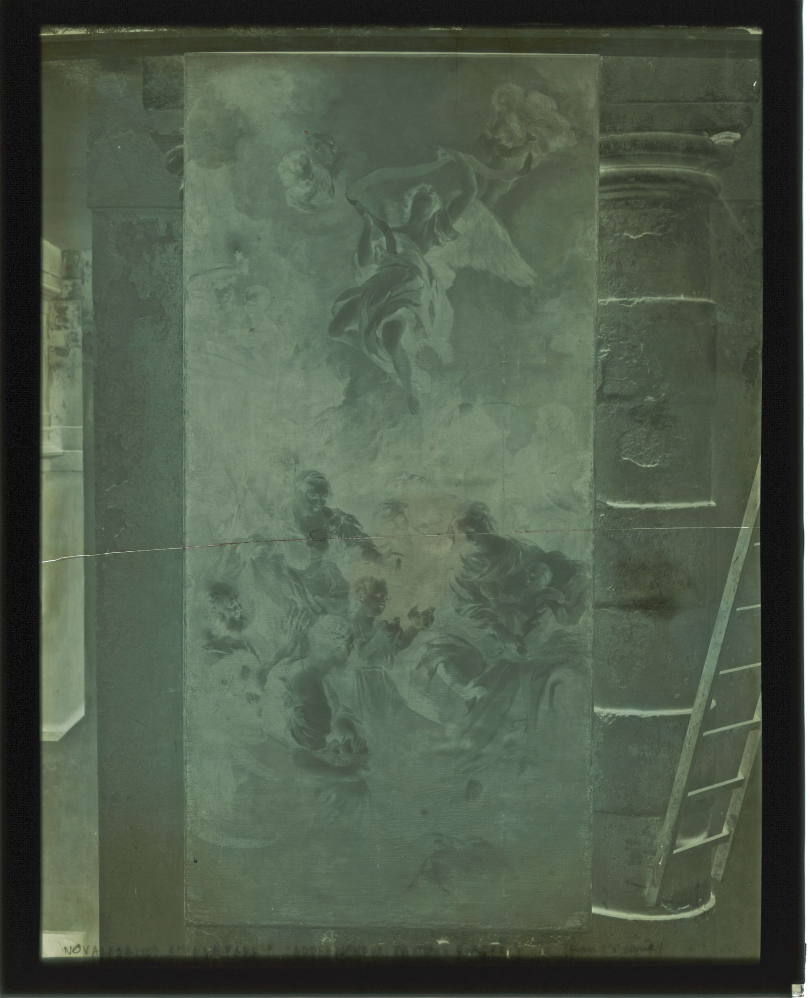 Novalesa - Chiesa di Santo Stefano (negativo) di Ufficio Regionale per la Conservazione dei Monumenti del Piemonte e della Liguria (attr) (inizio XX)