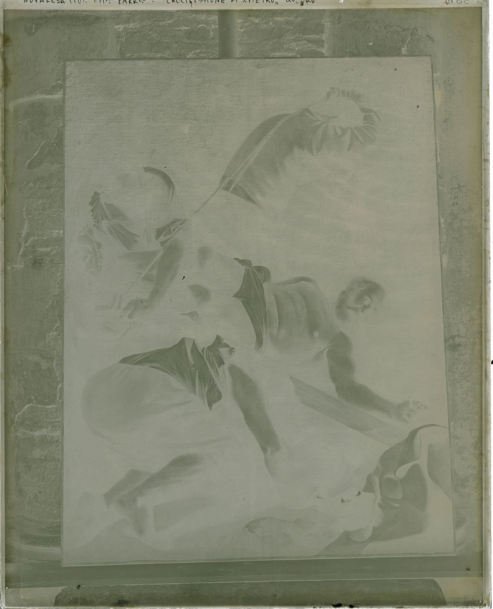 Novalesa - Chiesa di Santo Stefano (negativo) di Ufficio Regionale per la Conservazione dei Monumenti del Piemonte e della Liguria (attr) (inizio XX)