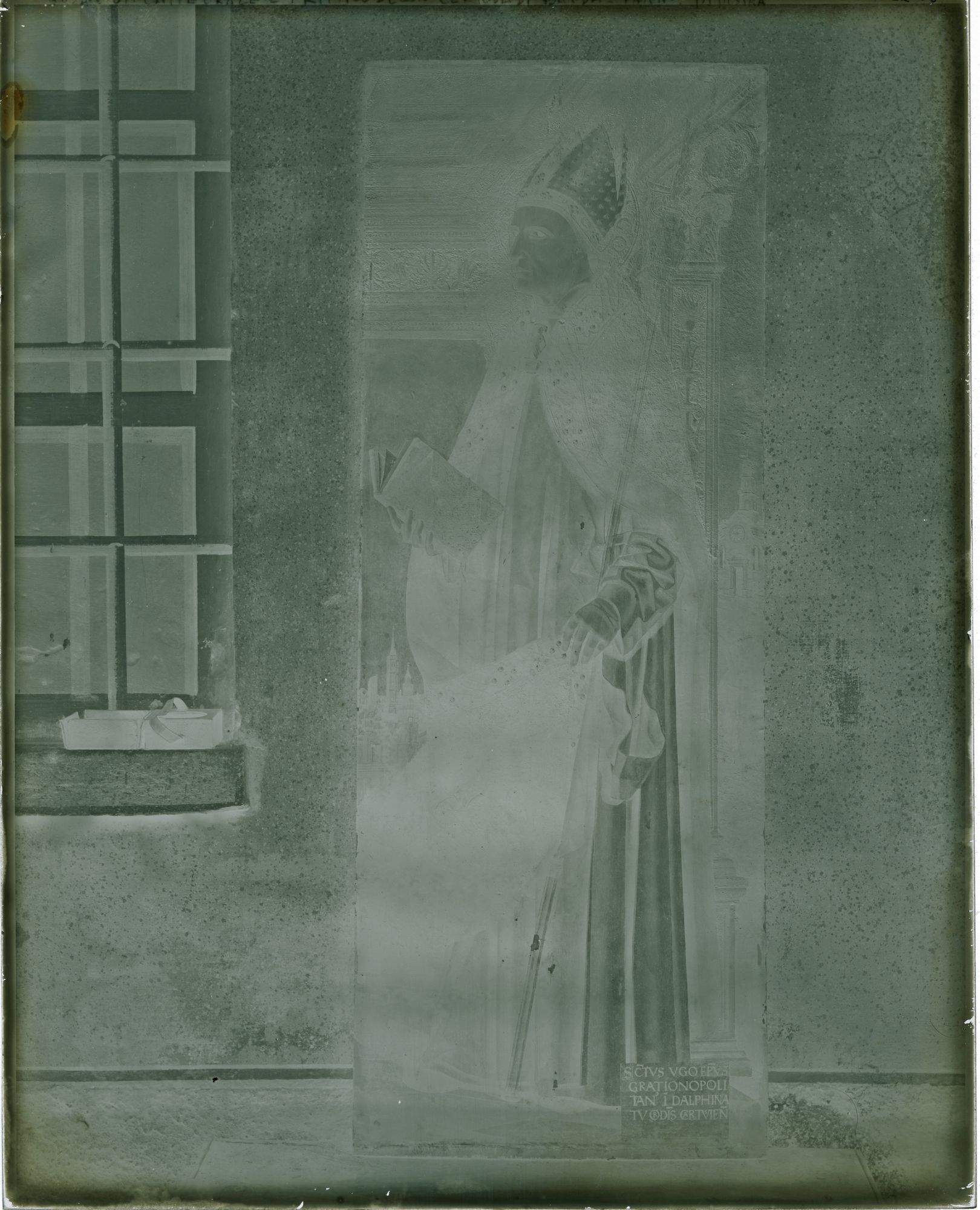 Piemonte - Architetture - Chiese - Cattedrali - Opere d'arte - Dipinti - Maestro del Trittico di Susa - Restauri (negativo) di Germano, Ottavio (attr) (fine XIX)