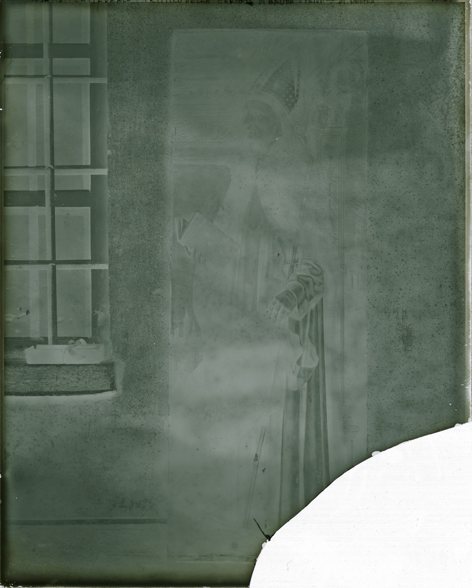 Piemonte - Architetture - Chiese - Cattedrali - Opere d'arte - Dipinti - Maestro del Trittico di Susa - Restauri (negativo) di Germano, Ottavio (attr) (fine XIX)