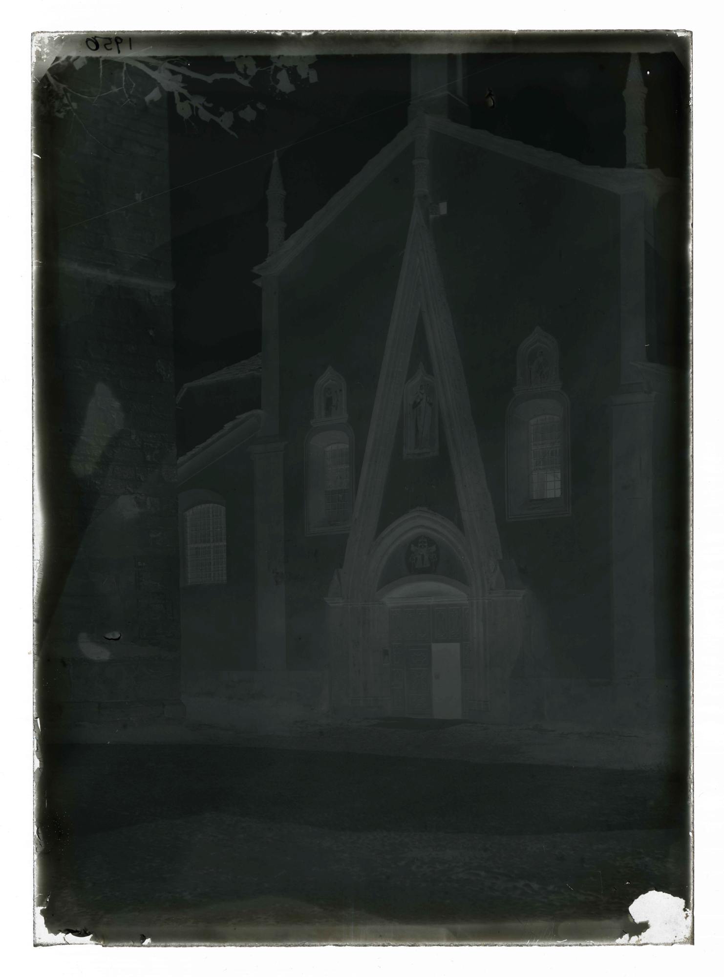 Aosta - Collegiata di Sant' Orso (negativo) di Ufficio Regionale per la Conservazione dei Monumenti del Piemonte e della Liguria (fine XIX)