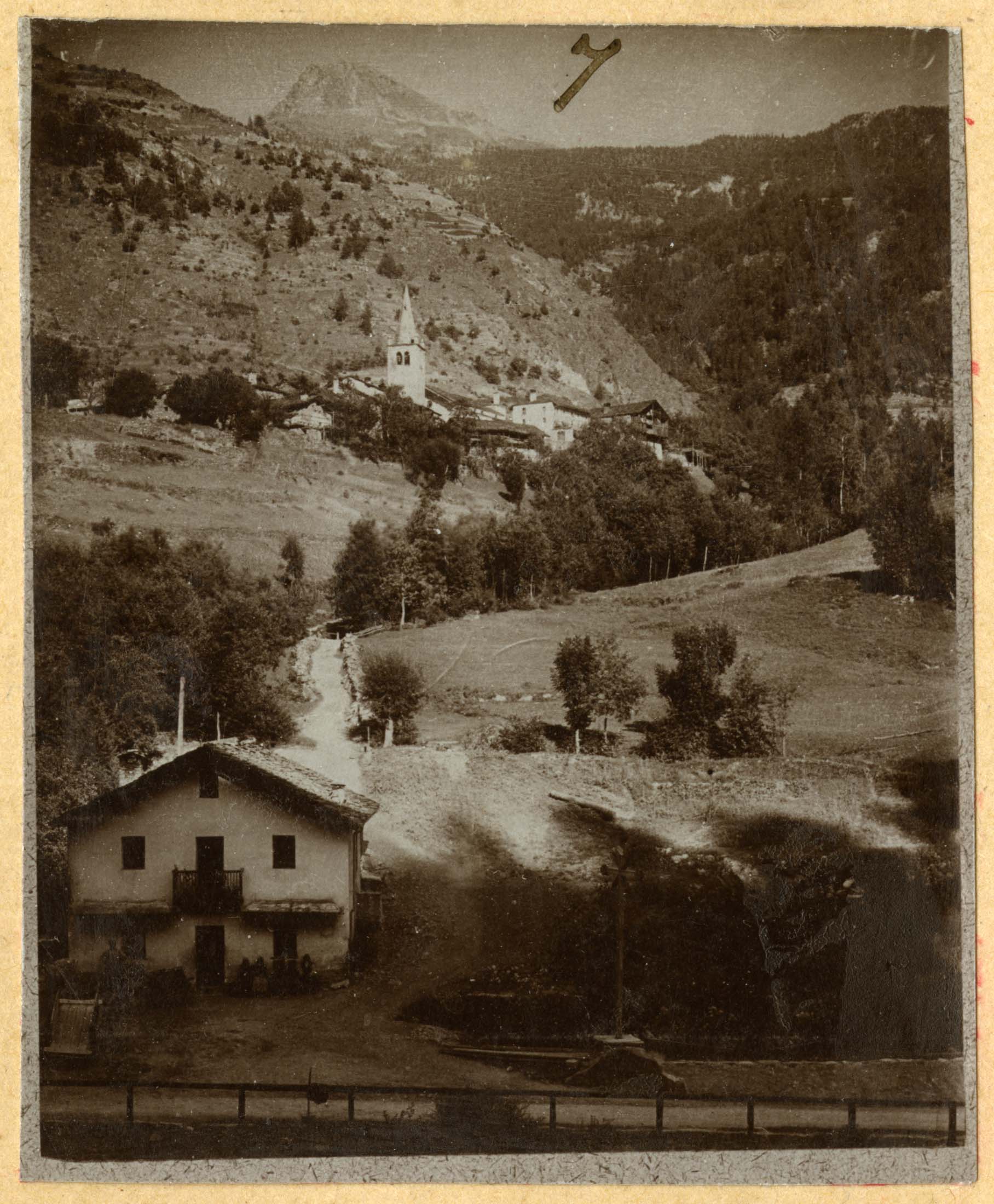 Valle d'Aosta - Vedute urbane (positivo) di Balbo Bertone di Sambuy, Edoardo (fine XIX)