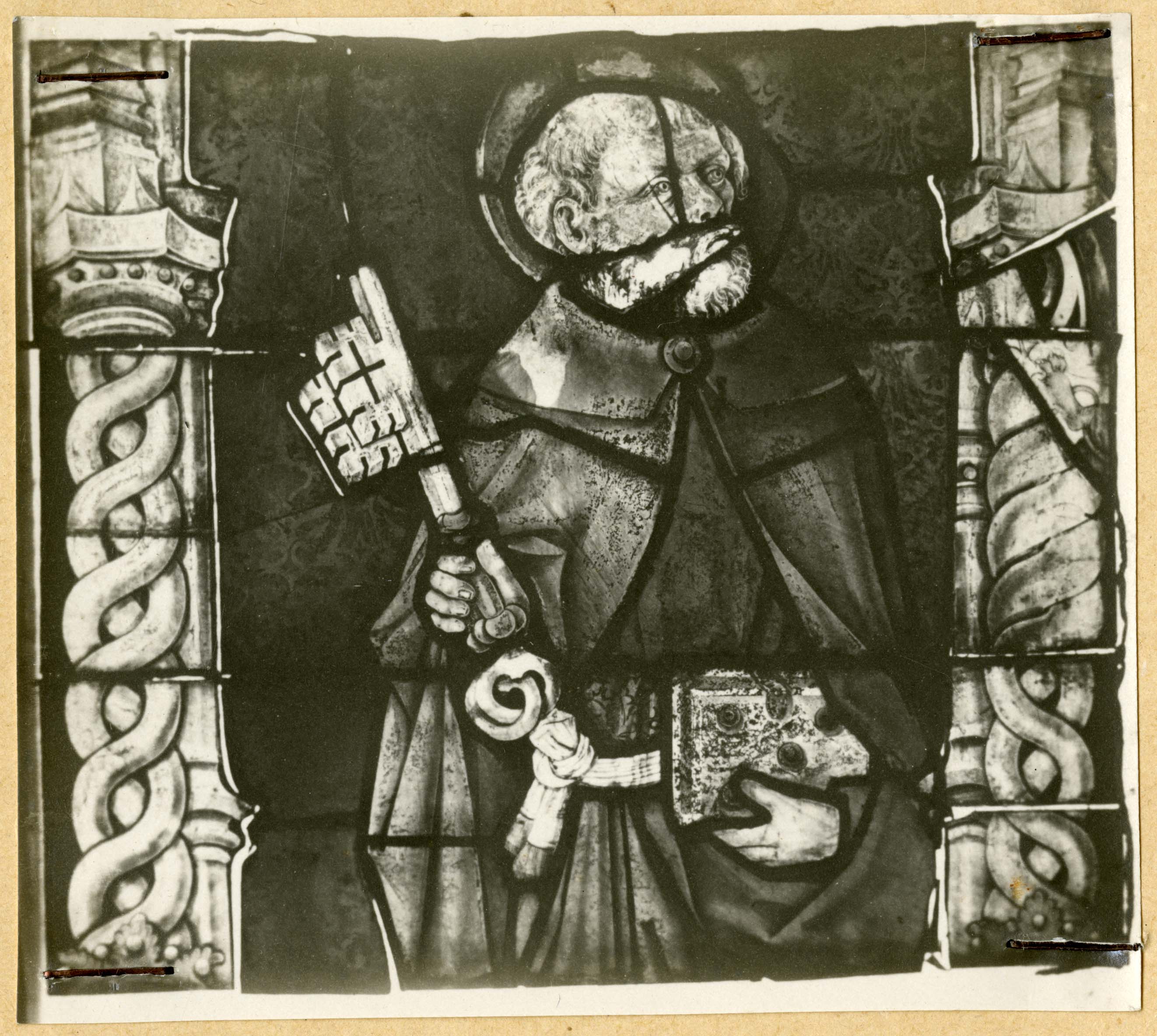 Valle d'Aosta - Opere d'arte - Vetrate artistiche (positivo) di Regia Soprintendenza all'Arte Medievale e Moderna e della Regia Galleria Sabauda di Torino (collaboratore) (prima metà XX)