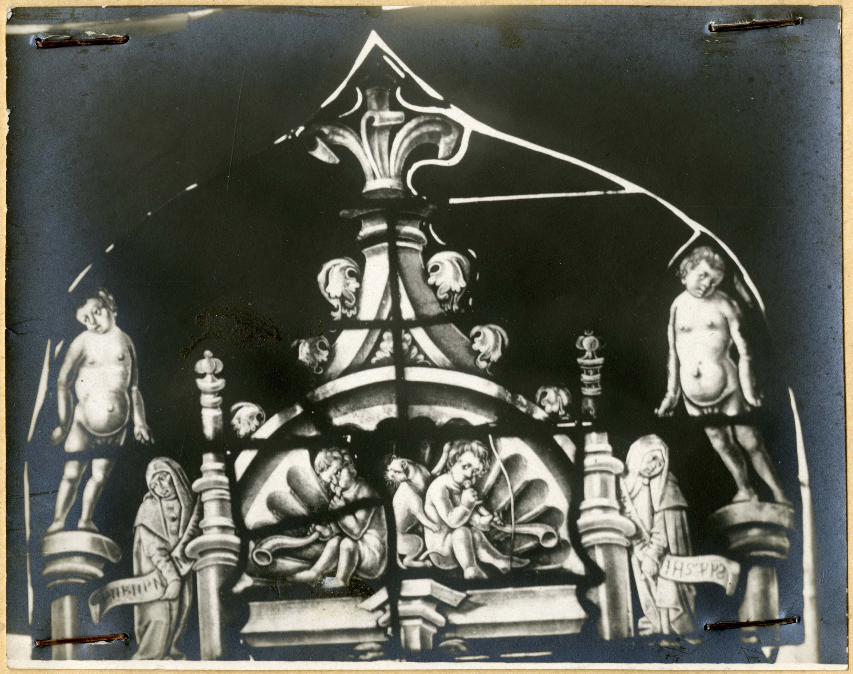 Valle d'Aosta - Opere d'arte - Vetrate artistiche (positivo) di Regia Soprintendenza all'Arte Medievale e Moderna e della Regia Galleria Sabauda di Torino (collaboratore) (prima metà XX)