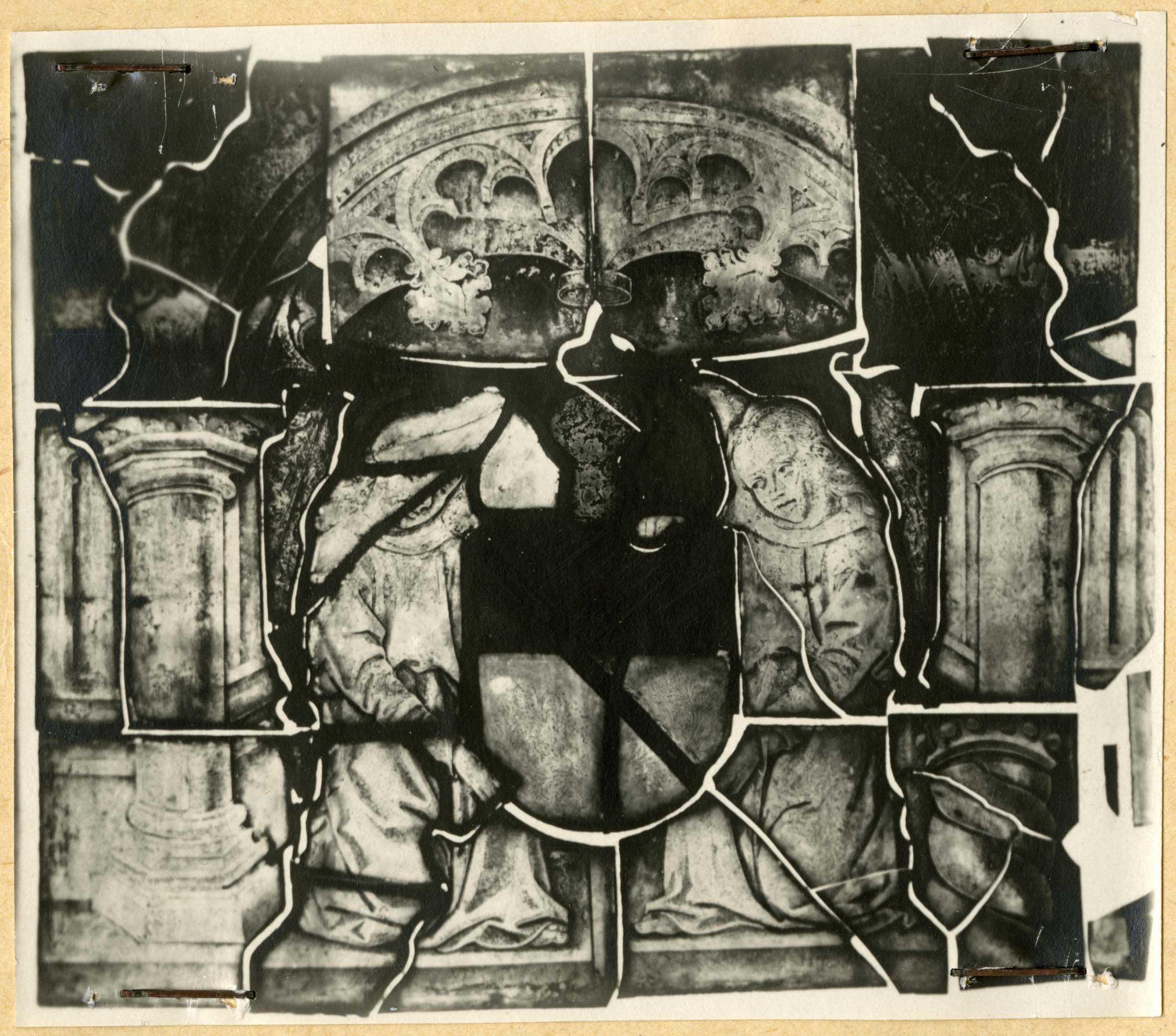 Valle d'Aosta - Opere d'arte - Vetrate artistiche (positivo) di Regia Soprintendenza all'Arte Medievale e Moderna e della Regia Galleria Sabauda di Torino (collaboratore) (prima metà XX)