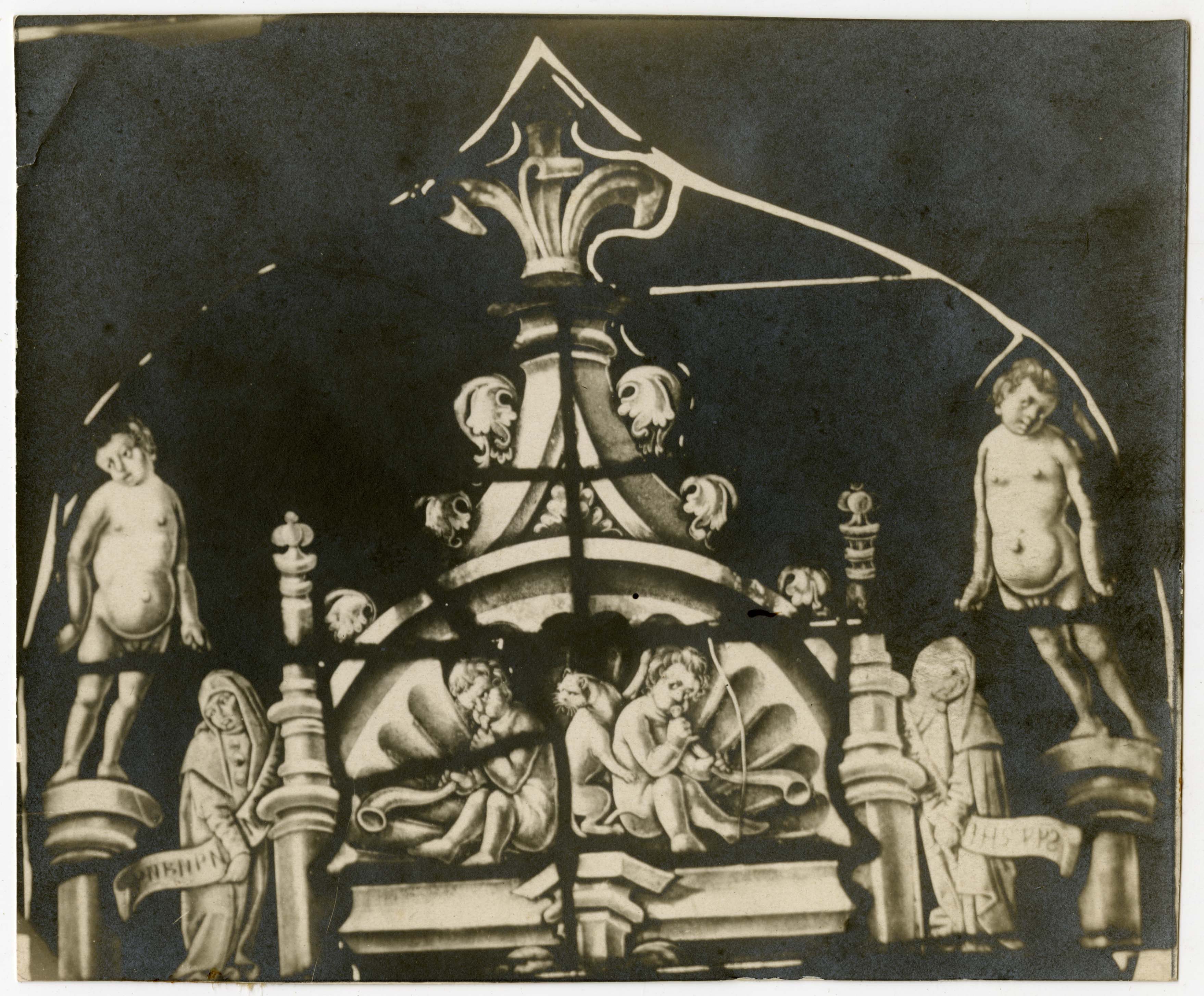 Valle d'Aosta - Opere d'arte - Vetrate artistiche (positivo) di Regia Soprintendenza all'Arte Medievale e Moderna e della Regia Galleria Sabauda di Torino (collaboratore) (prima metà XX)