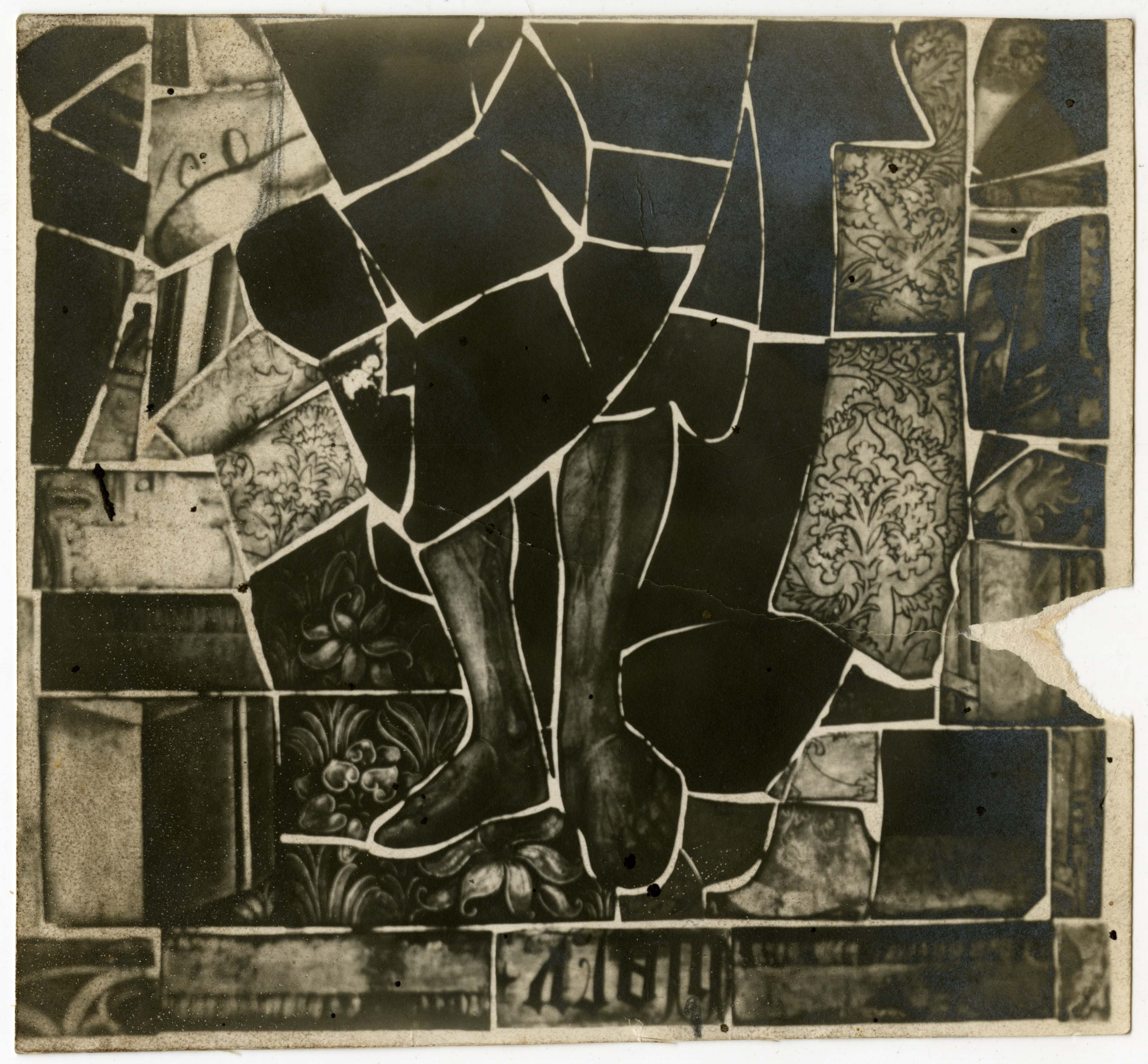 Valle d'Aosta - Opere d'arte - Vetrate artistiche (positivo) di Regia Soprintendenza all'Arte Medievale e Moderna e della Regia Galleria Sabauda di Torino (collaboratore) (prima metà XX)