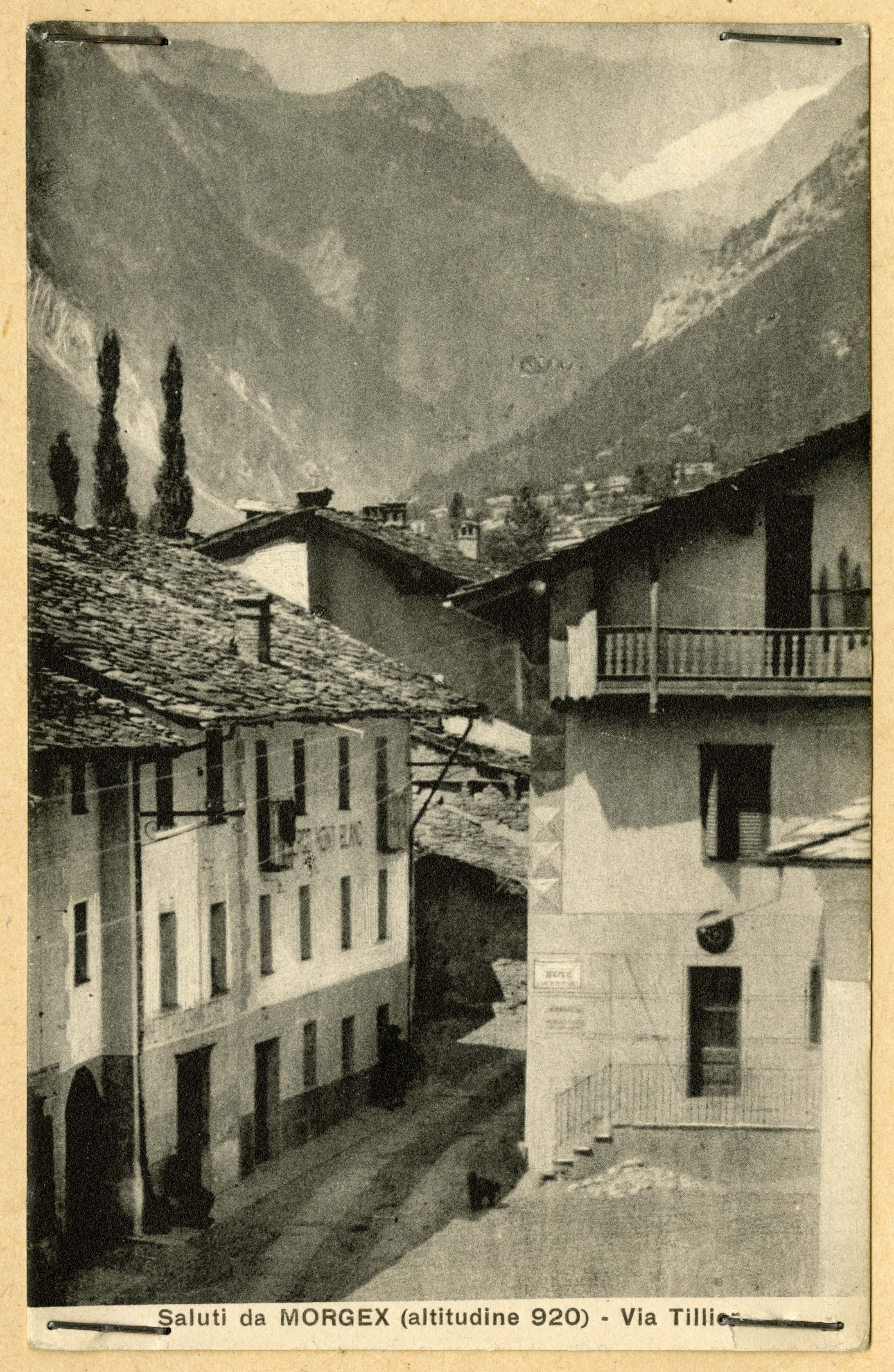 Valle d'Aosta - Vedute - Montagne (positivo) di Anonimo aostano (primo quarto XX)