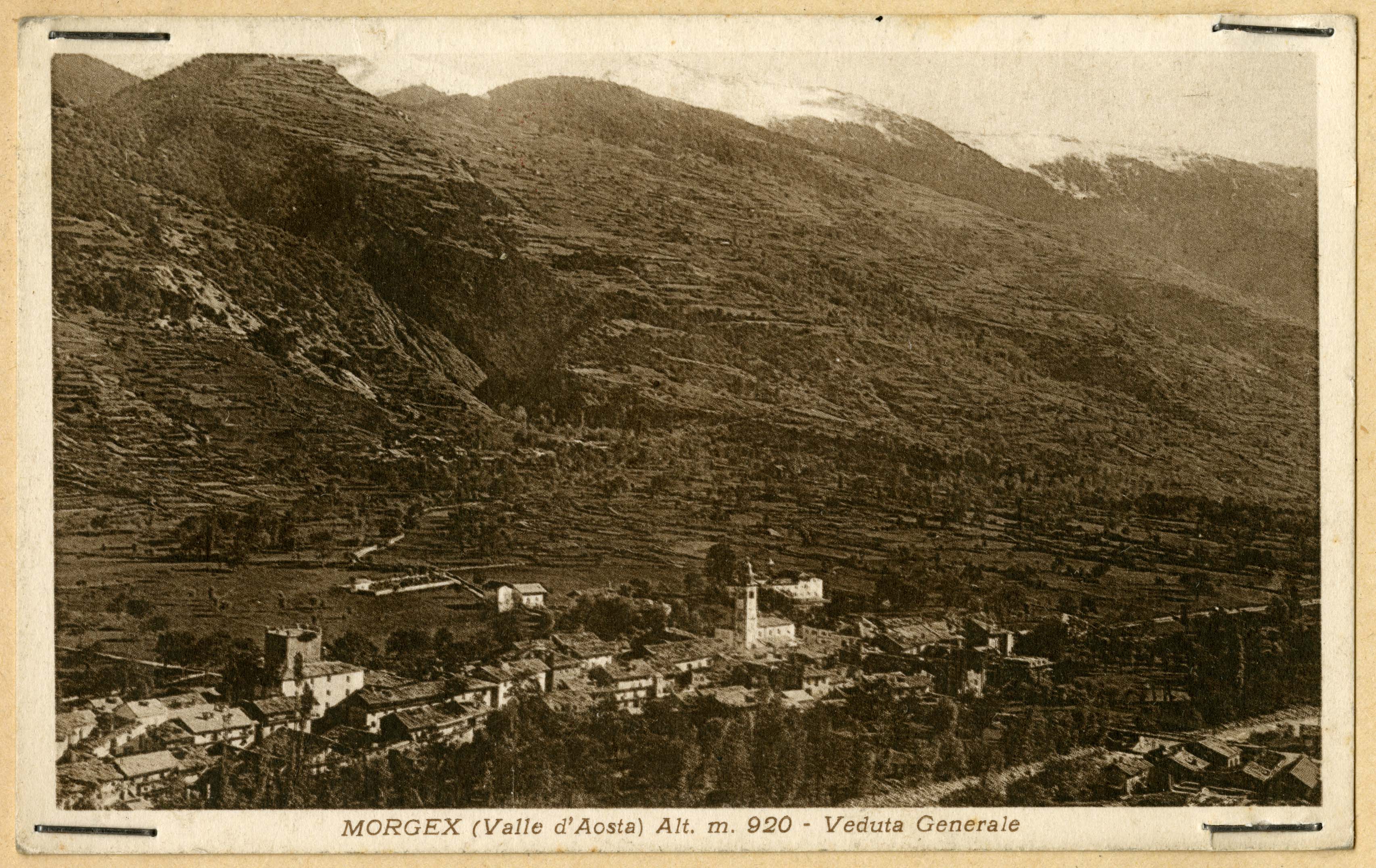 Valle d'Aosta - Vedute - Montagne (positivo) di Anonimo aostano (primo quarto XX)