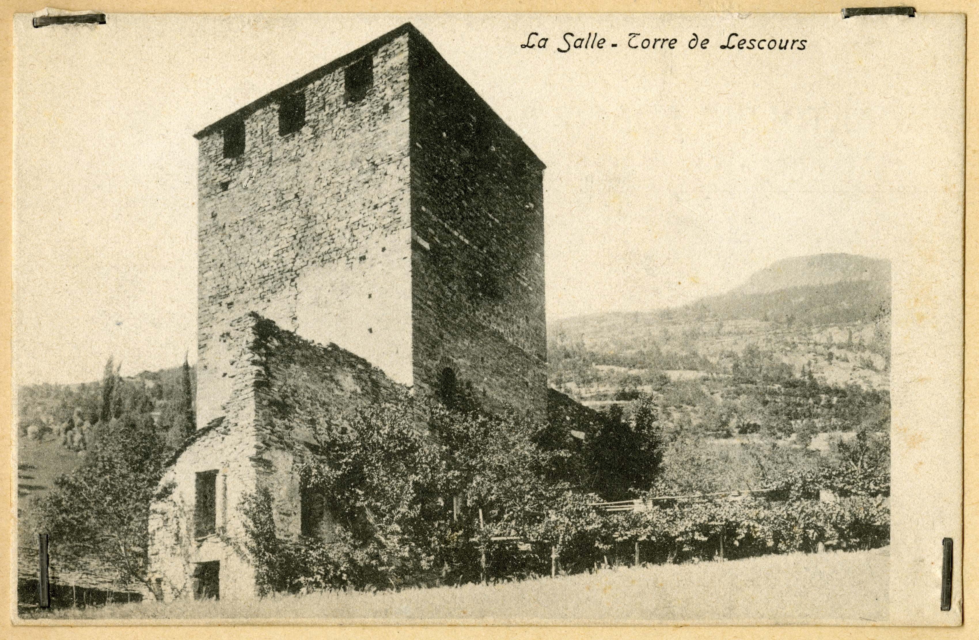 Valle d'Aosta - Architettura militare - Fortificazioni - Torri (positivo) di Anonimo aostano (inizio XX)