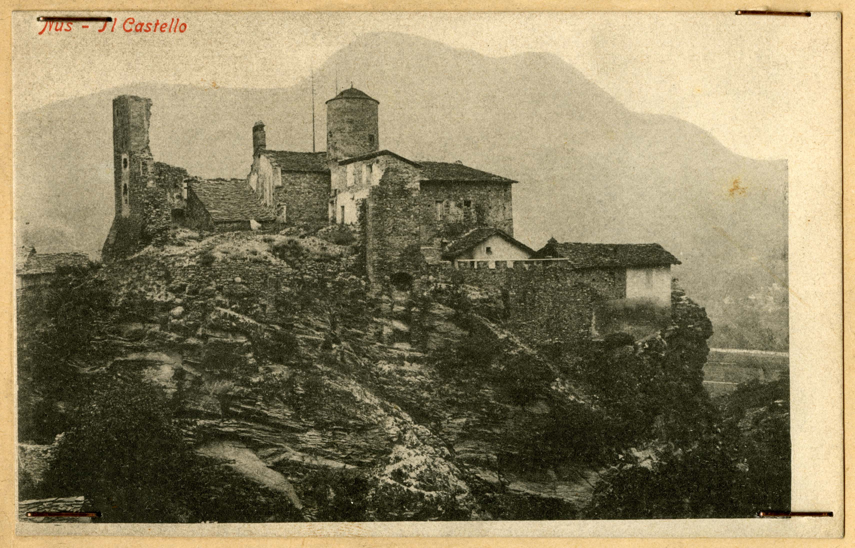 Nus - Castello di Nus (positivo) di Anonimo aostano (inizio XX)