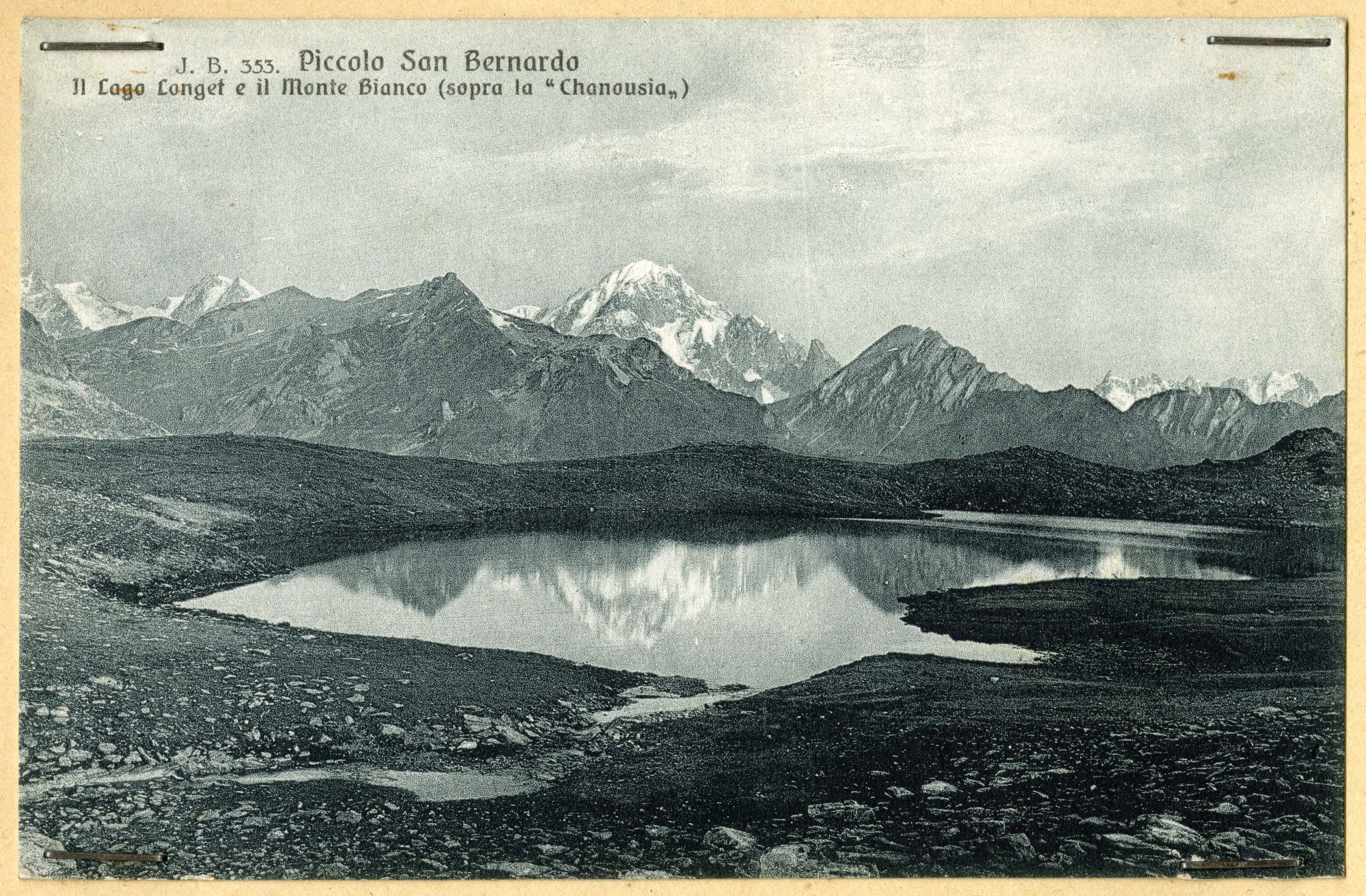 Colle del Piccolo San Bernardo <Francia> - Monte Bianco (positivo) di Brocherel, Jules (prima metà XX)