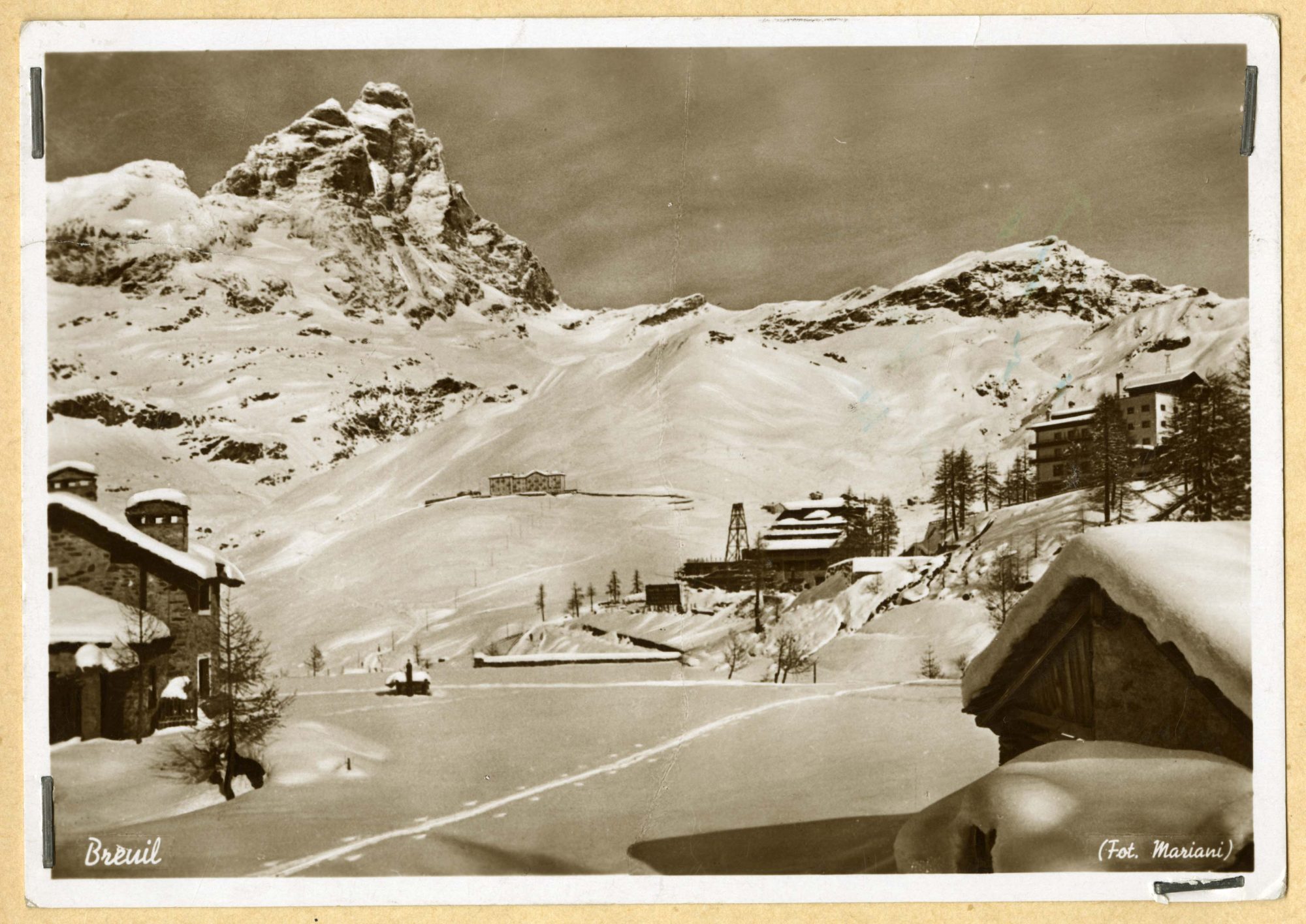 Breuil Cervinia <Valtournenche> - Albergo Giomein <Grand Hotel Mont Cervin> (positivo) di Mariani, Federico, Campassi (secondo quarto XX)