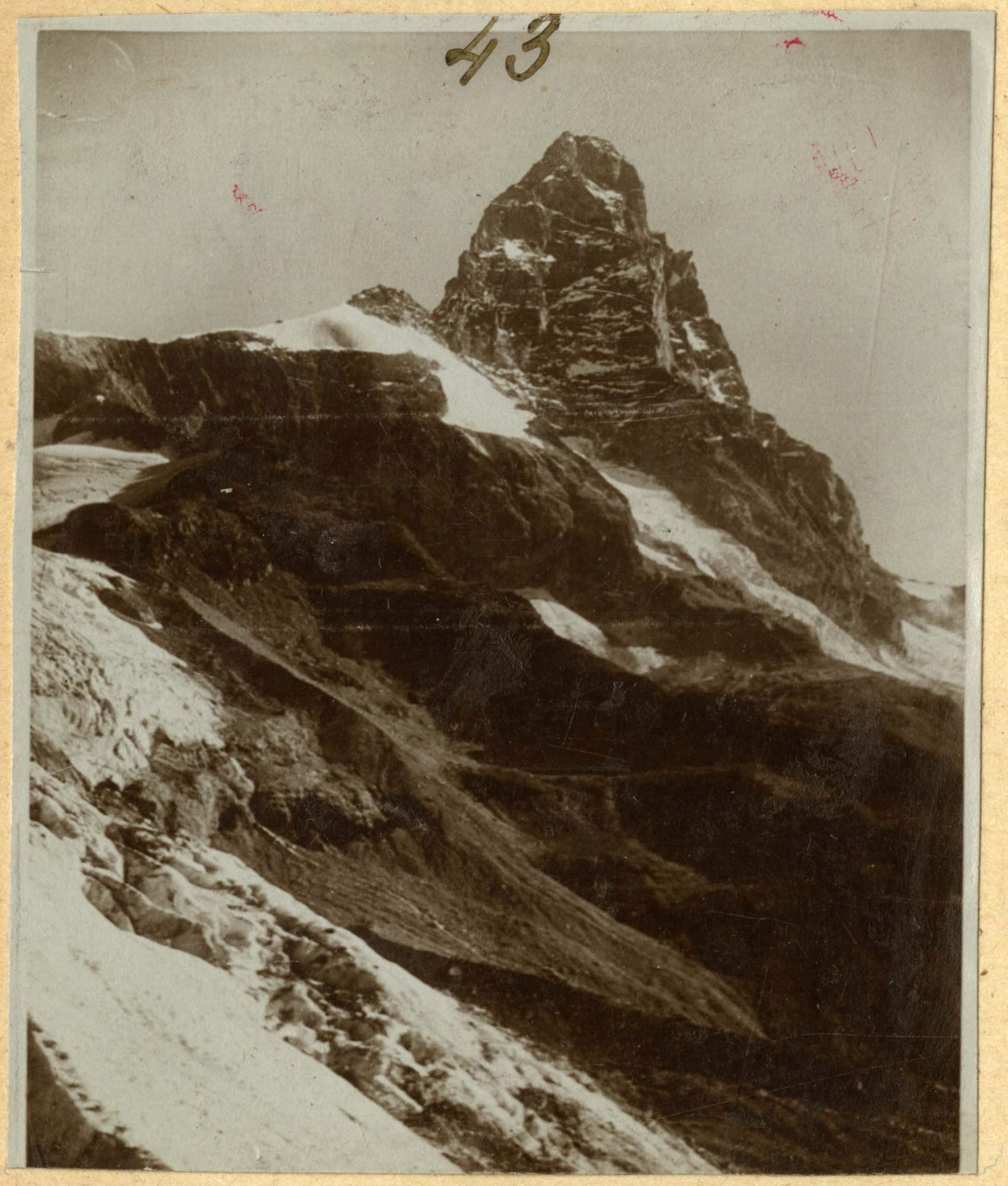 Valtournenche - Monte Furggen (positivo) di Balbo Bertone di Sambuy, Edoardo (fine XIX)