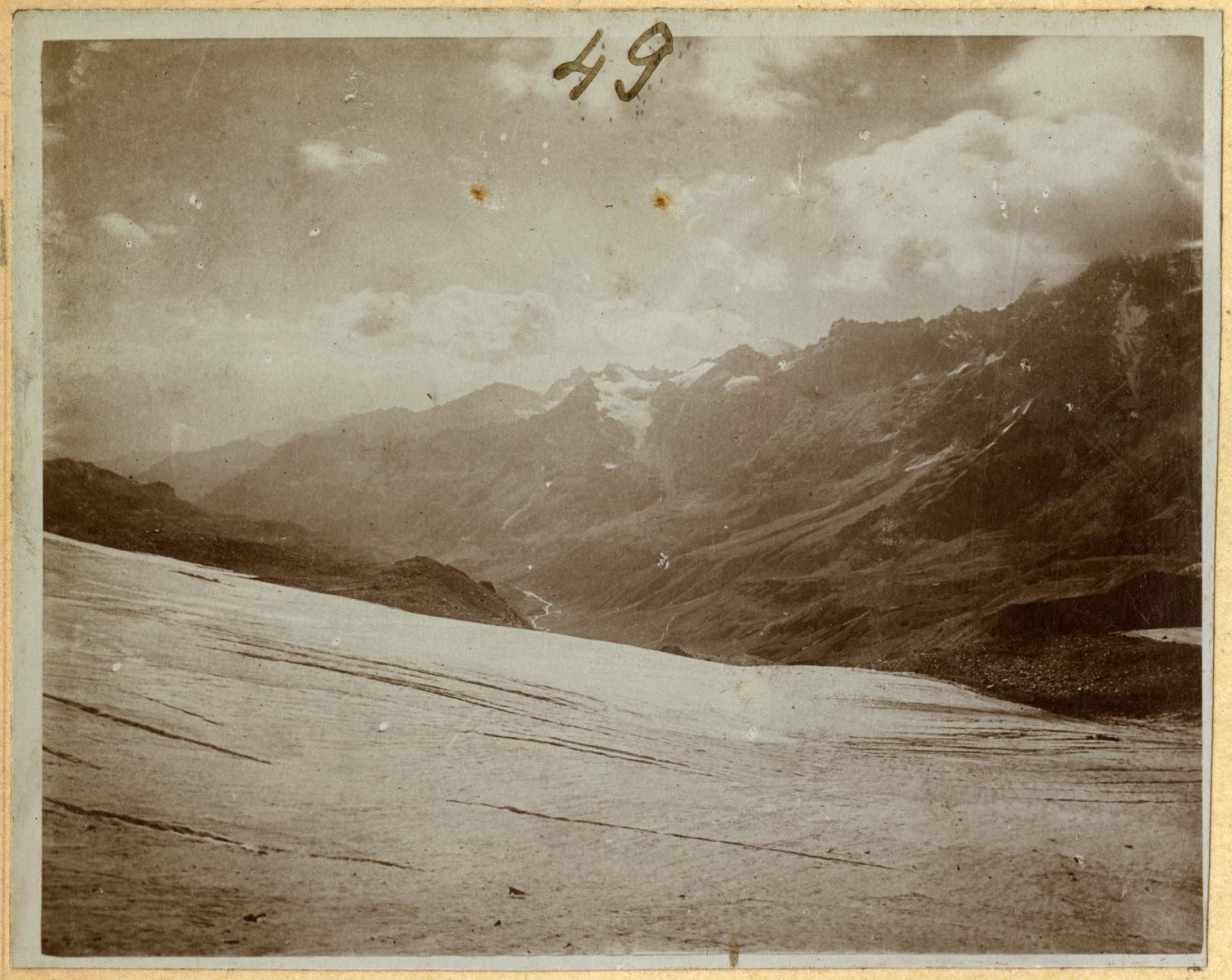 Valle d'Aosta - Montagne - Ghiacciai (positivo) di Balbo Bertone di Sambuy, Edoardo (fine XIX)