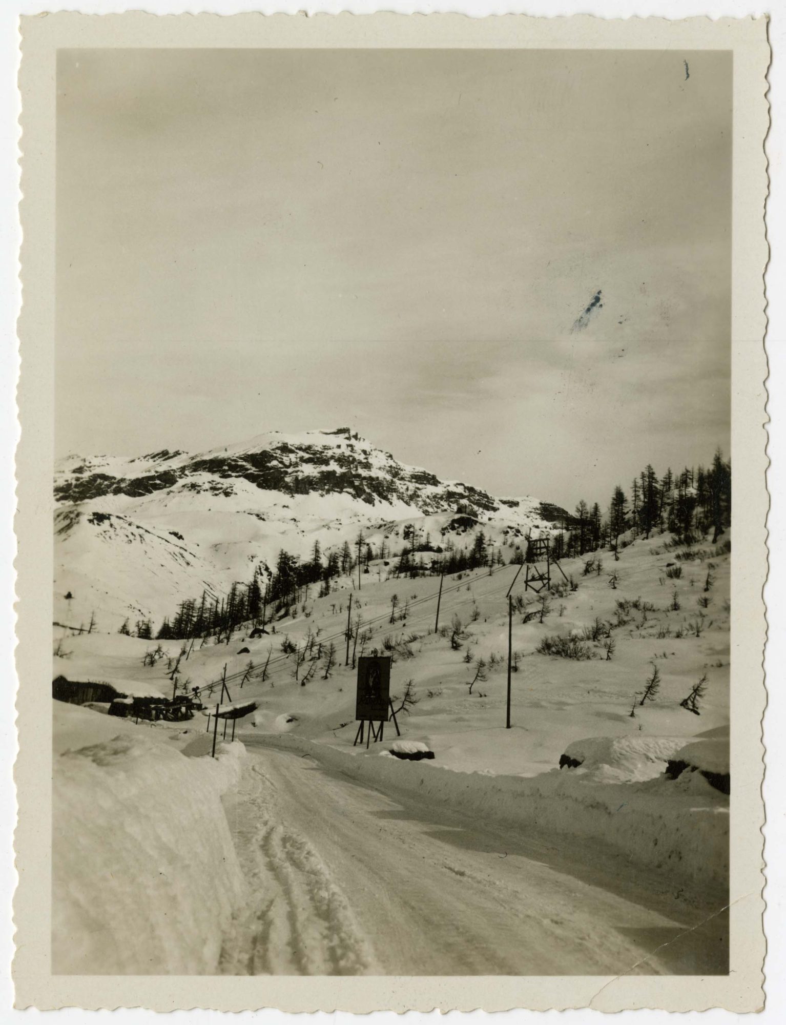 Breuil Cervinia <Valtournenche> - Strade (positivo) di Anonimo torinese (secondo quarto XX)