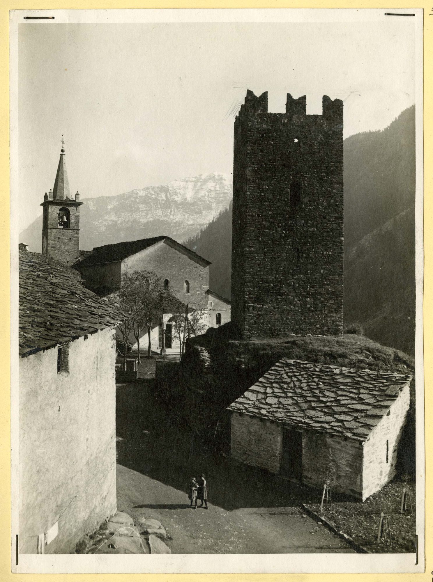Valle d'Aosta - Architettura militare - Fortificazioni - Torri (positivo) di Slift (prima metà XX)