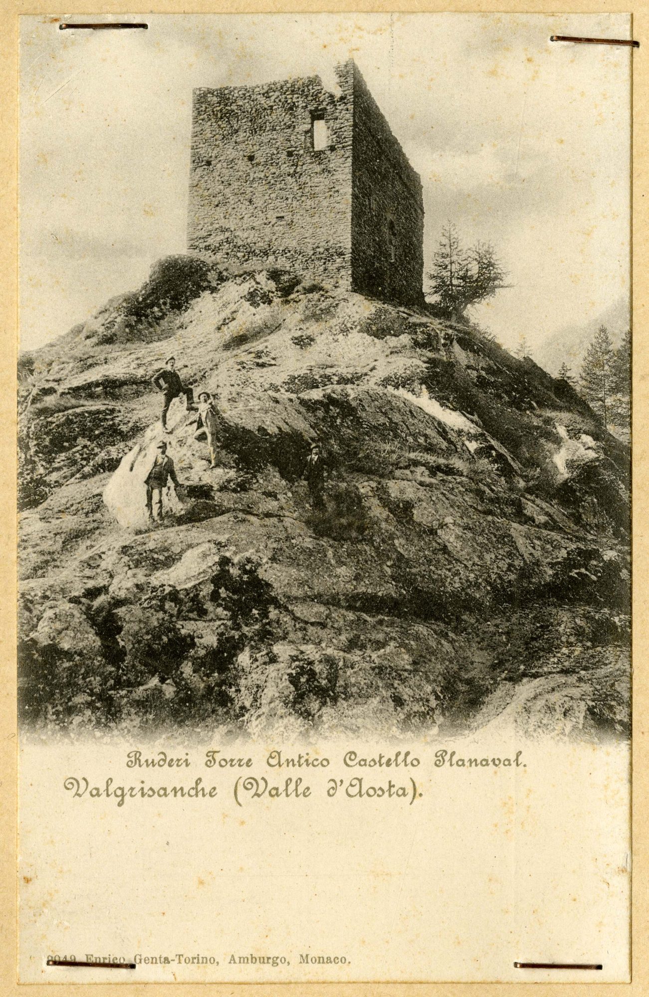 Planaval <Arvier> - Casa forte (positivo) di Anonimo aostano (inizio XX)