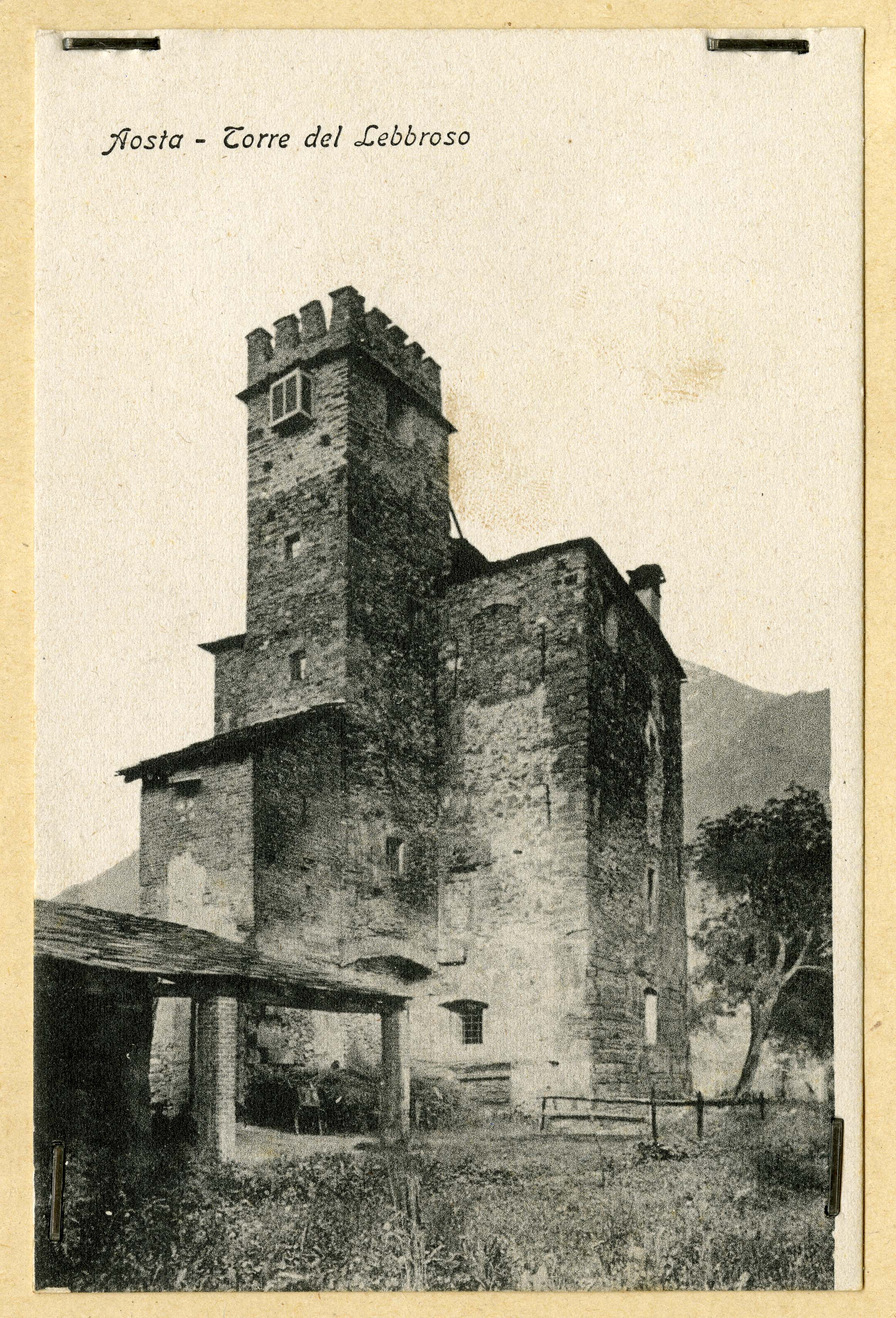 Valle d'Aosta - Architettura militare - Fortificazioni - Torri (positivo) di Anonimo aostano (inizio XX)