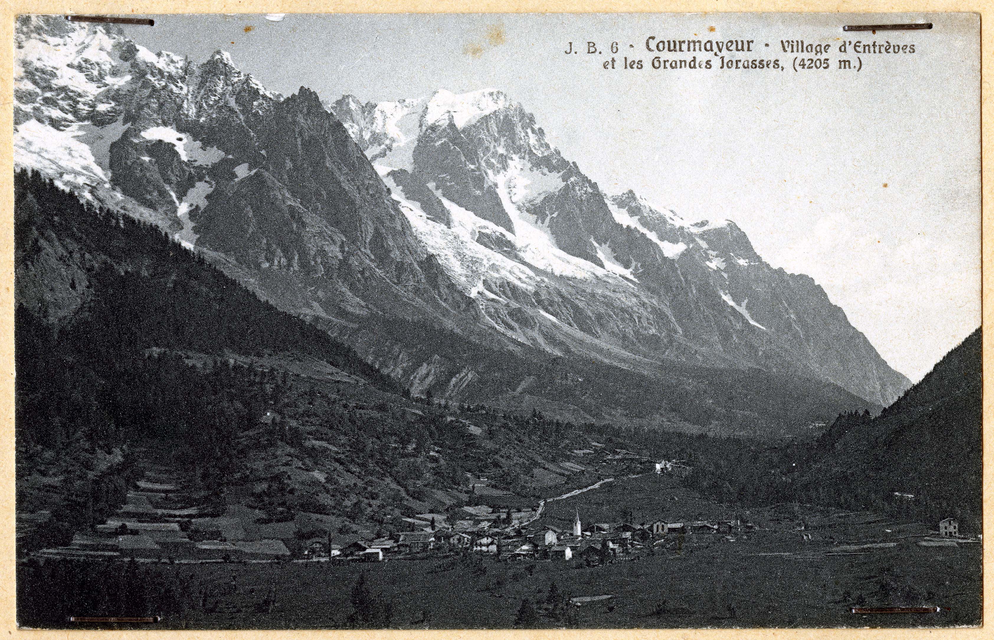 Valle d'Aosta - Vedute - Montagne (positivo) di Brocherel, Jules (prima metà XX)