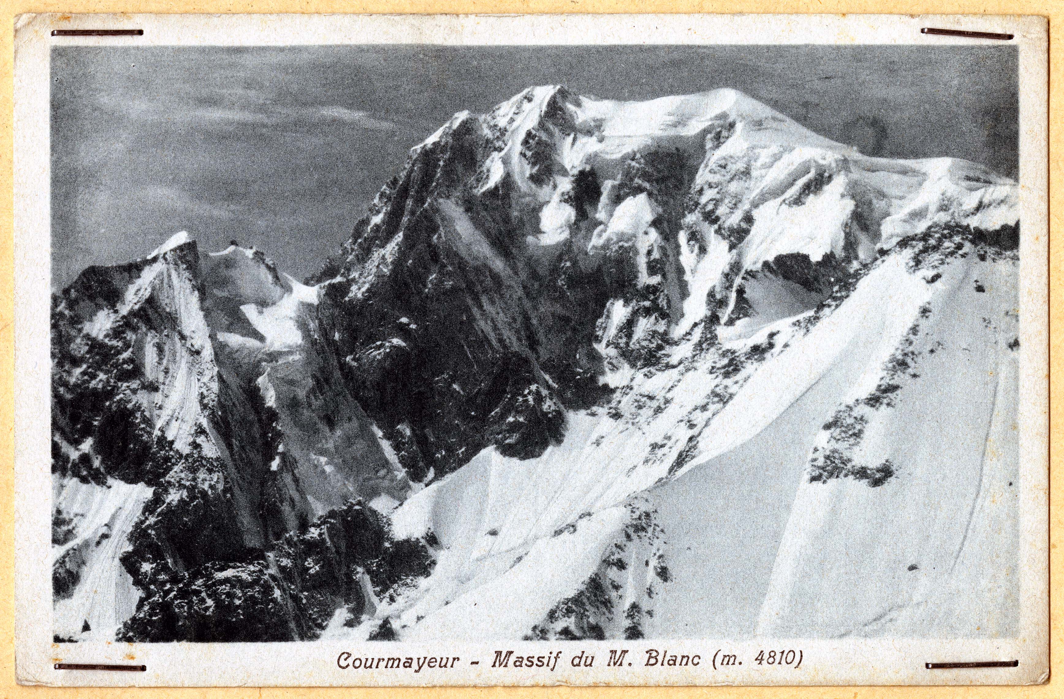 Valle d'Aosta - Vedute - Montagne (positivo) di Alaria, Joseph (attr) (primo quarto XX)