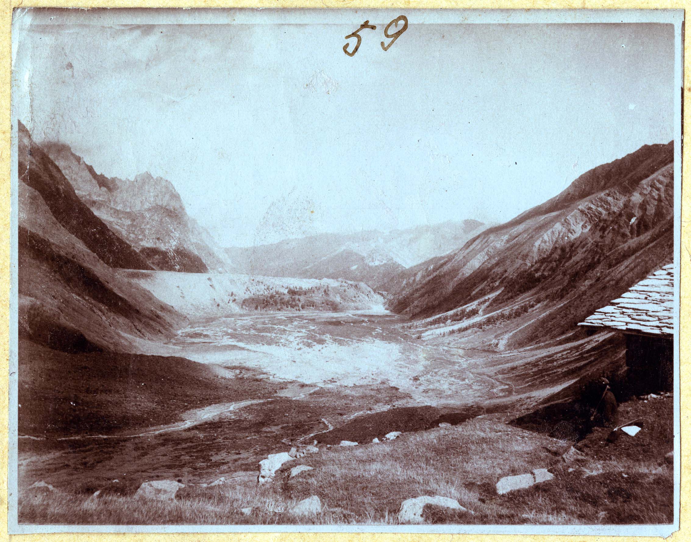 Valle d'Aosta - Vedute - Montagne (positivo) di Balbo Bertone di Sambuy, Edoardo (fine XIX)